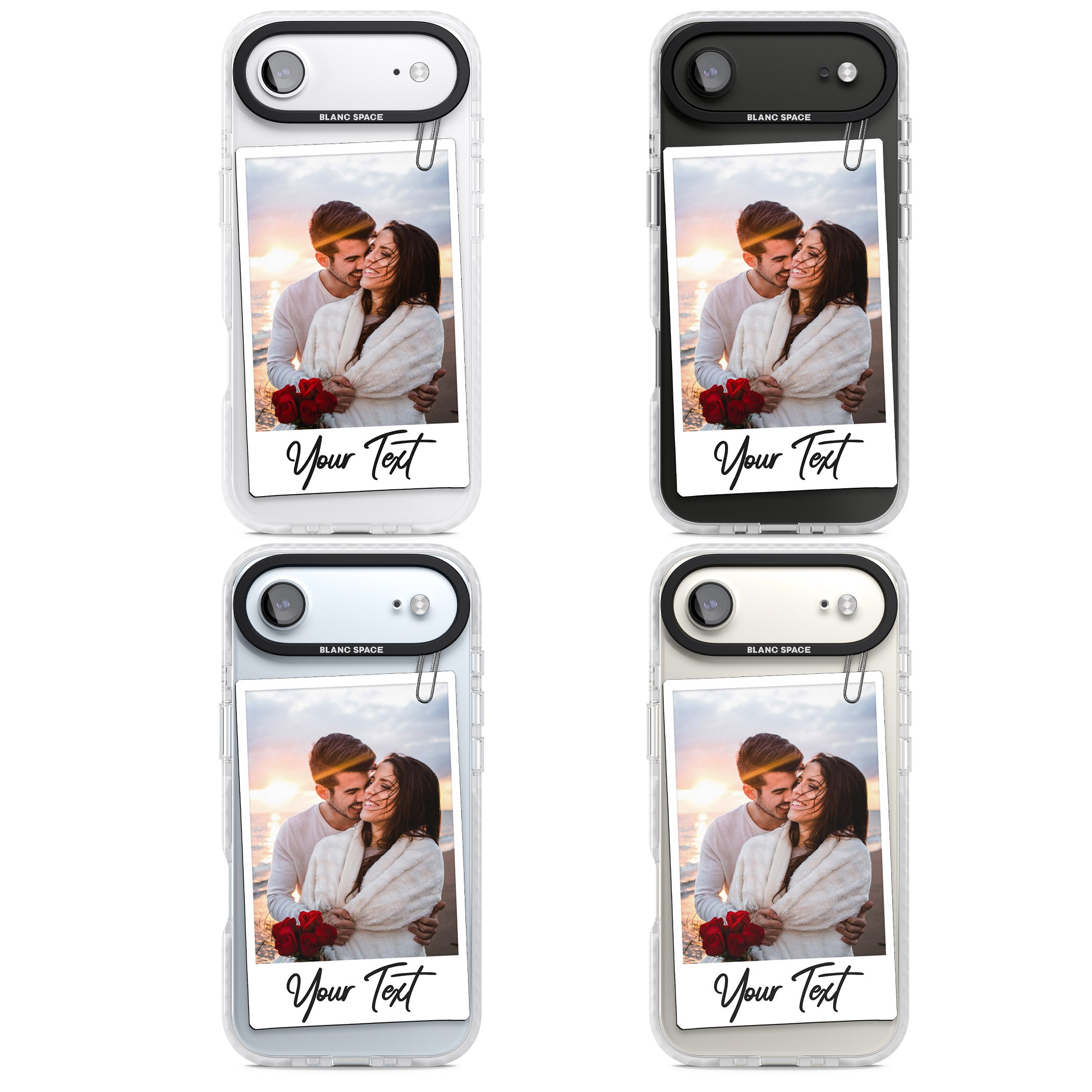 Personalised Instant Camera Photo iPhone 17 Air Impact Clear Phone Case APT Impact Protection