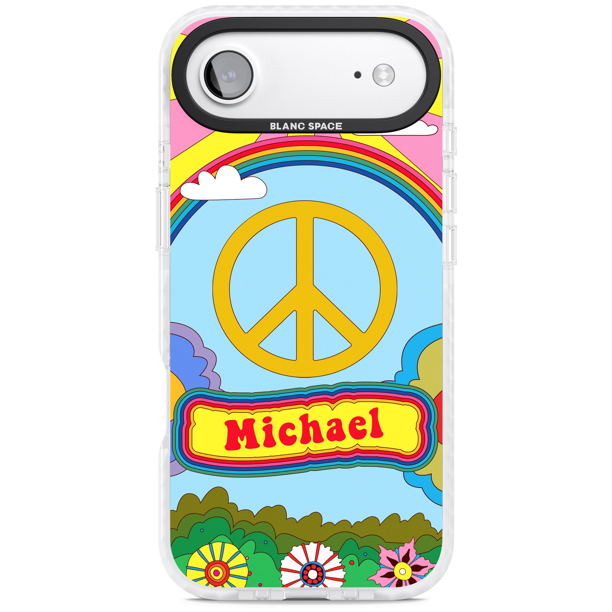 Personalised Happy Days iPhone 17 Air Impact Clear Phone Case