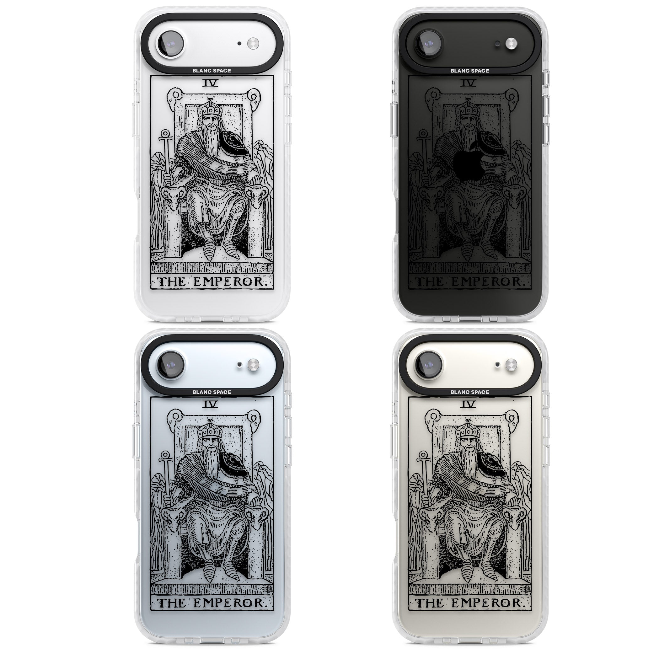 Personalised The Emperor Tarot iPhone 17 Air Impact Clear Phone Case APT Impact Protection