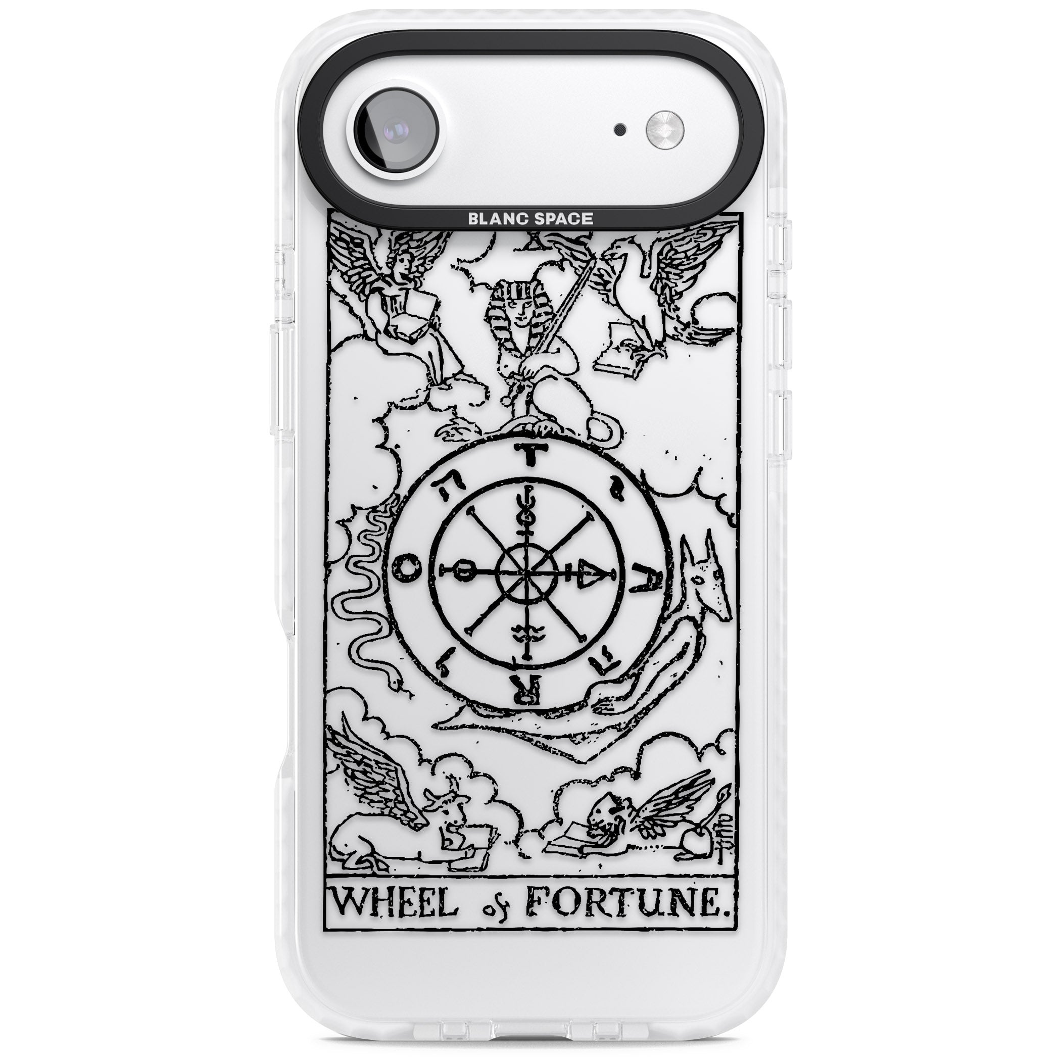 Personalised Wheel Of Fortune Tarot Transparent iPhone 17 Air Impact Clear Phone Case