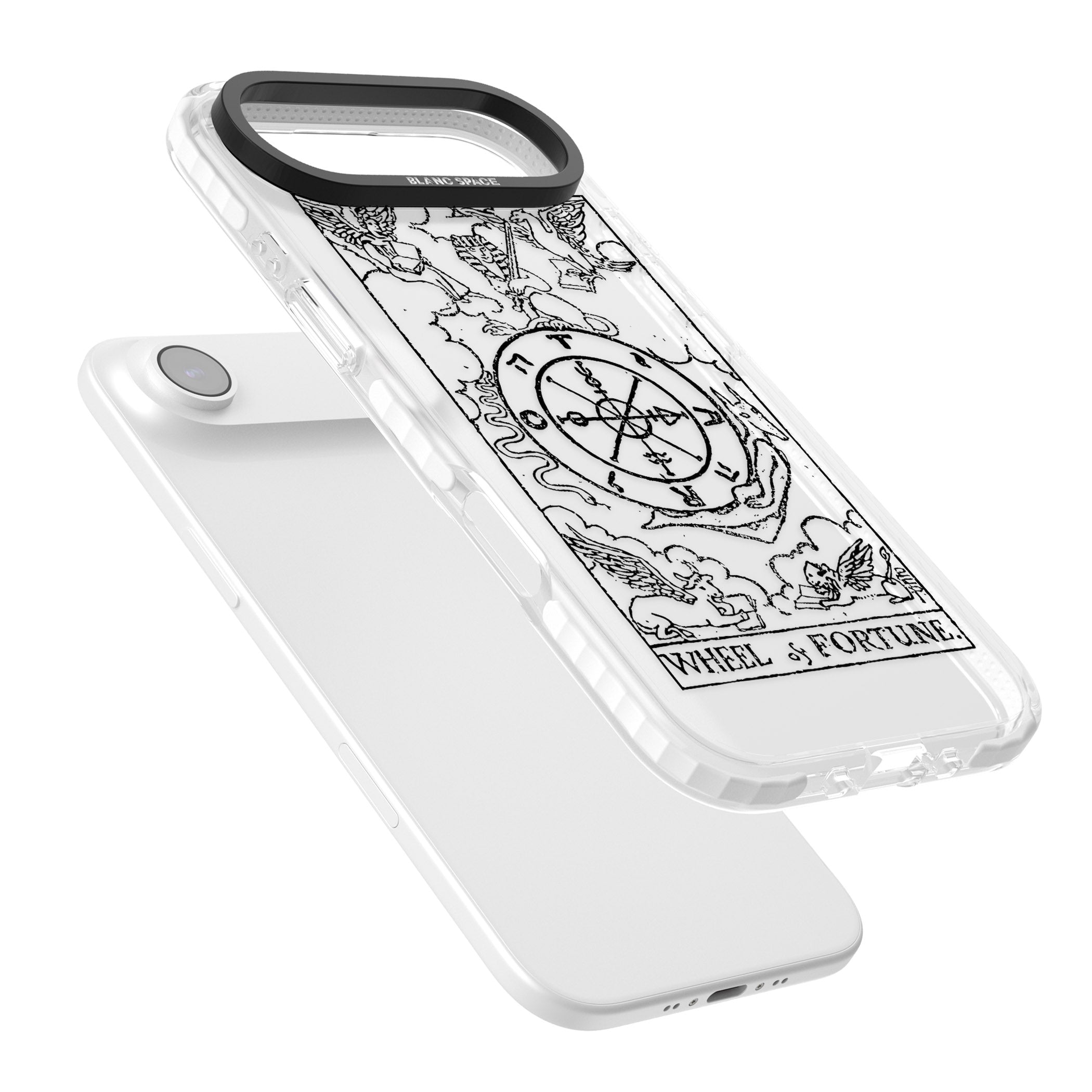 Personalised Wheel Of Fortune Tarot Transparent iPhone 17 Air Impact Clear Phone Case Colours