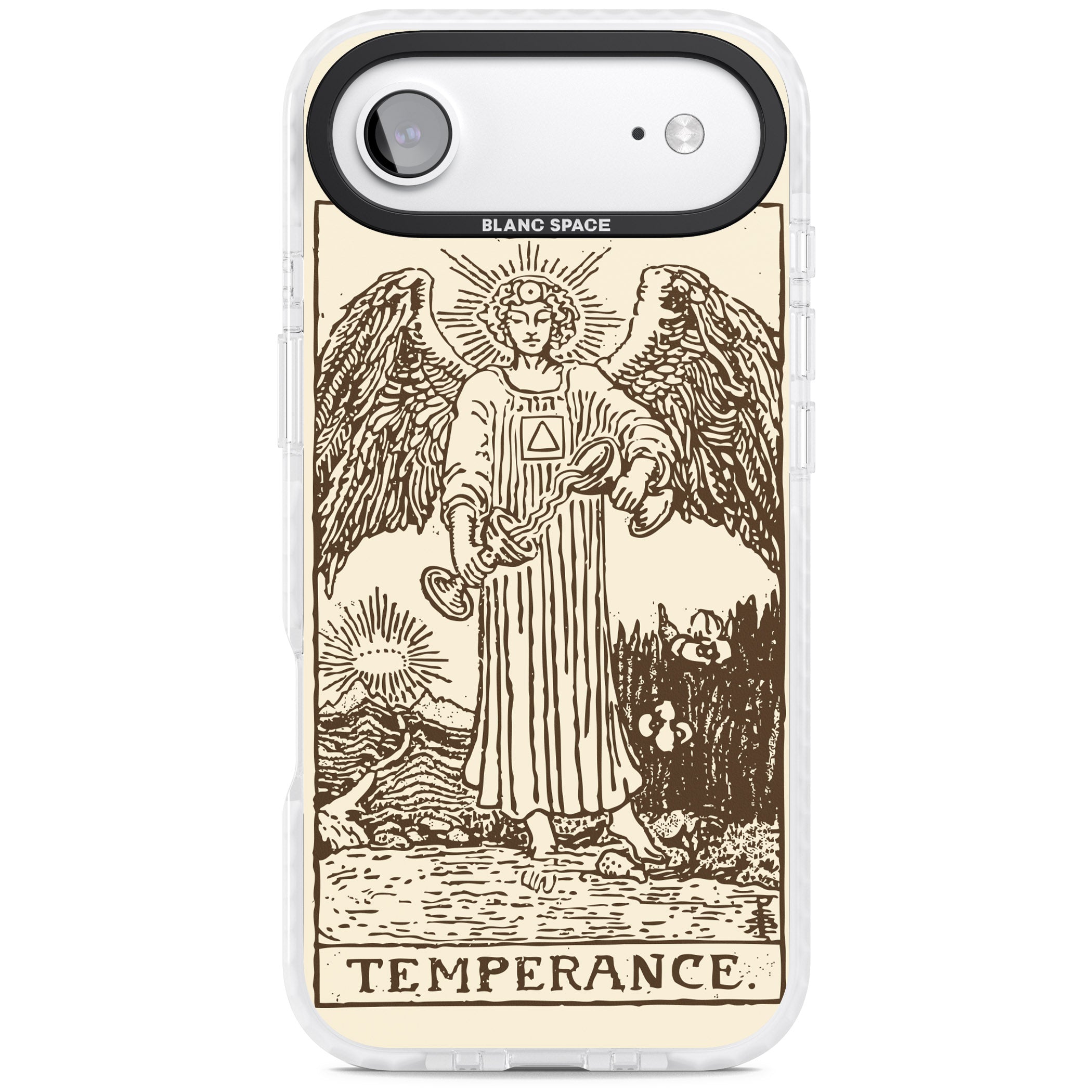 Personalised Temperance Tarot Card (Cream) iPhone 17 Air Impact Clear Phone Case
