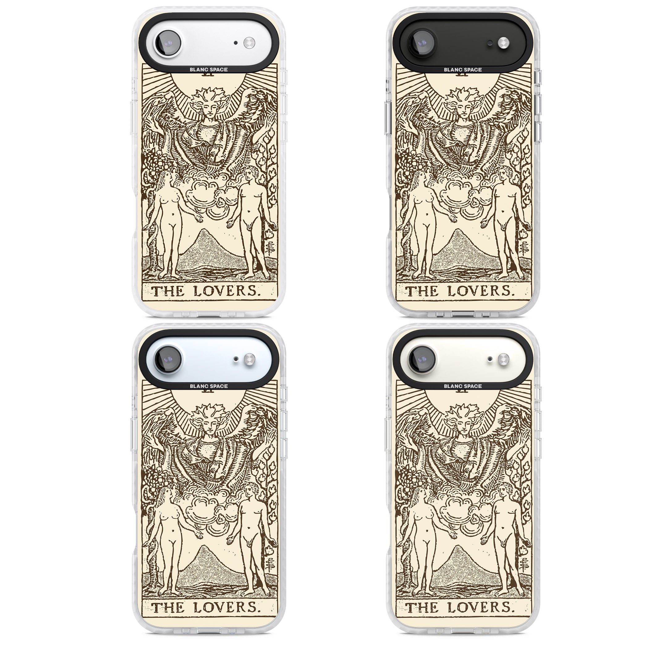 Personalised The Lovers Tarot Card (Cream) iPhone 17 Air Impact Clear Phone Case APT Impact Protection
