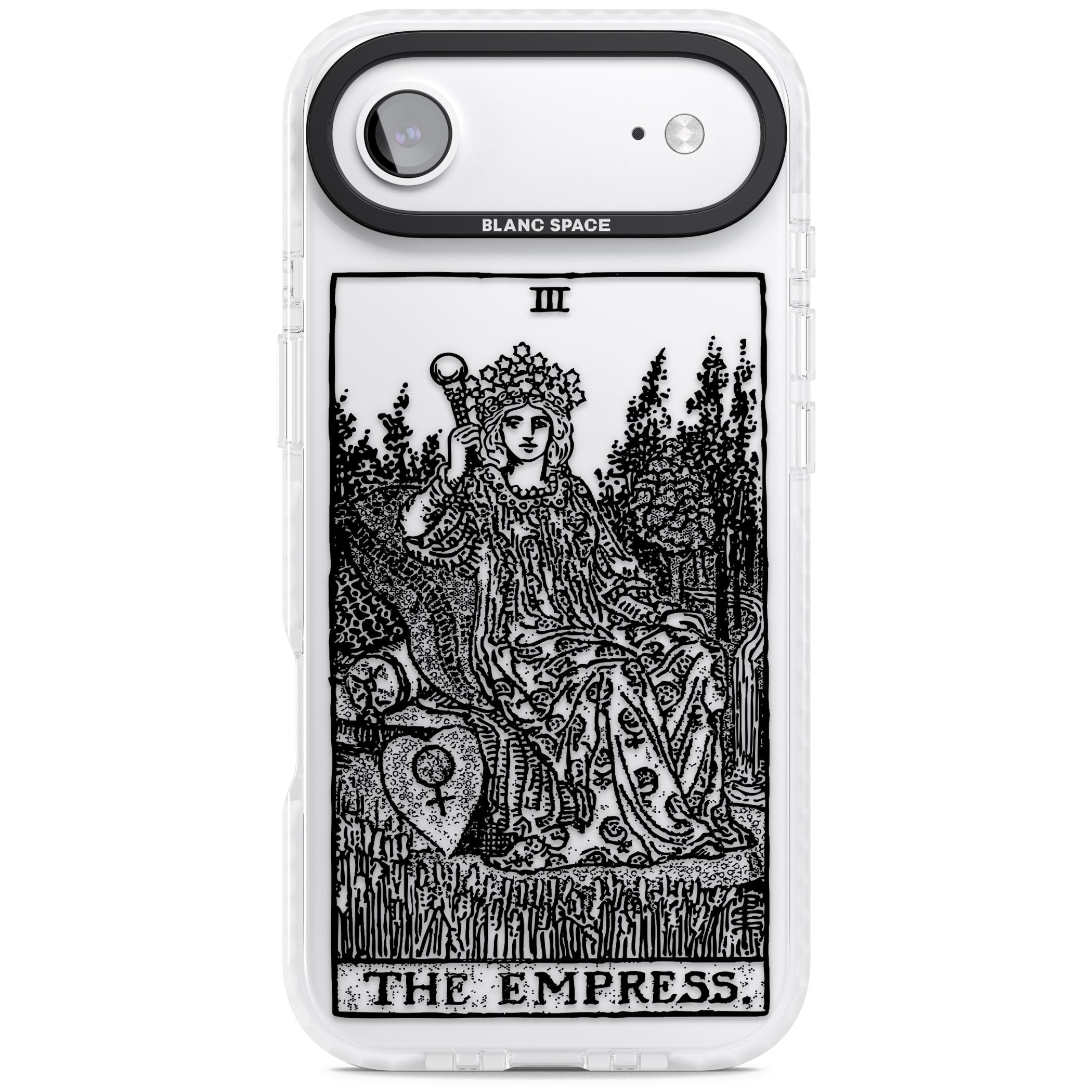 Personalised The Empress Tarot Card (Clear) iPhone 17 Air Impact Clear Phone Case