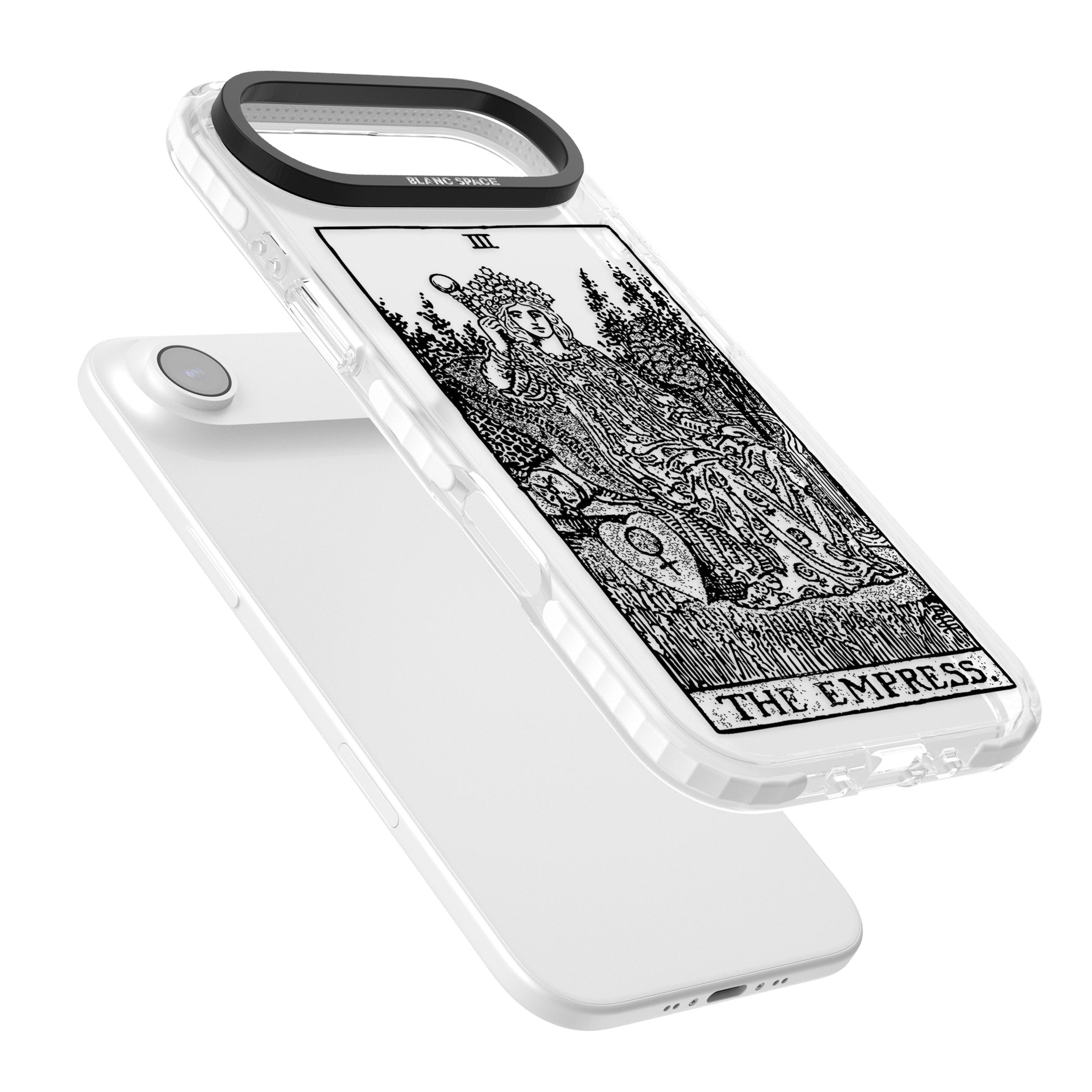 Personalised The Empress Tarot Card (Clear) iPhone 17 Air Impact Clear Phone Case Colours