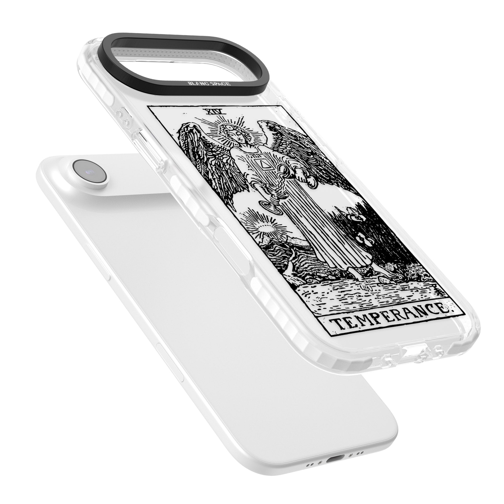 Personalised Temperance Tarot Card (Clear) iPhone 17 Air Impact Clear Phone Case Colours