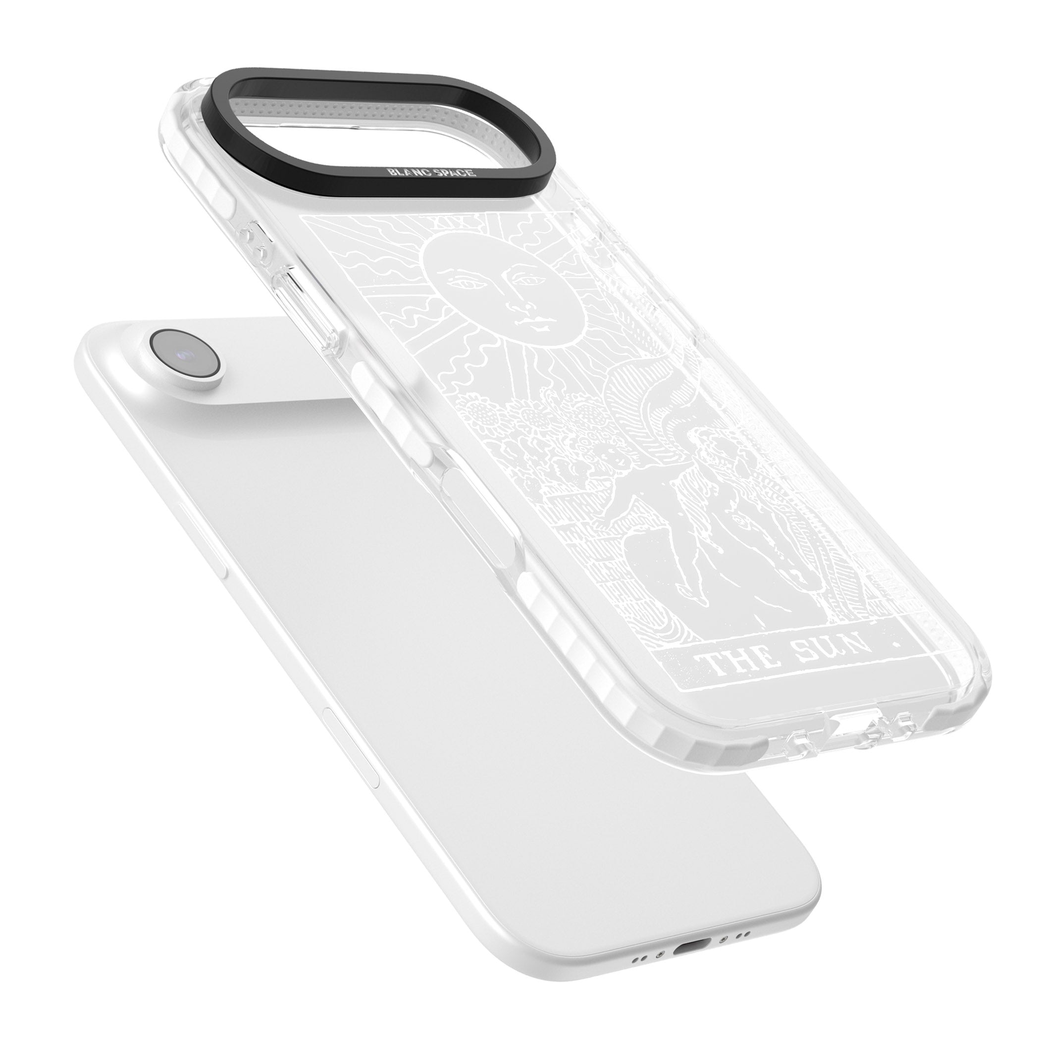 Personalised The Sun Tarot Card (White) iPhone 17 Air Impact Clear Phone Case Colours