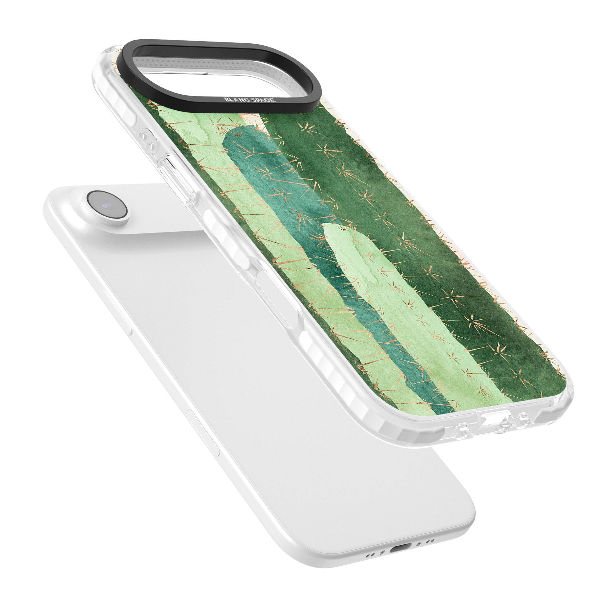Large Cacti iPhone 17 Air Impact Clear Phone Case Colours