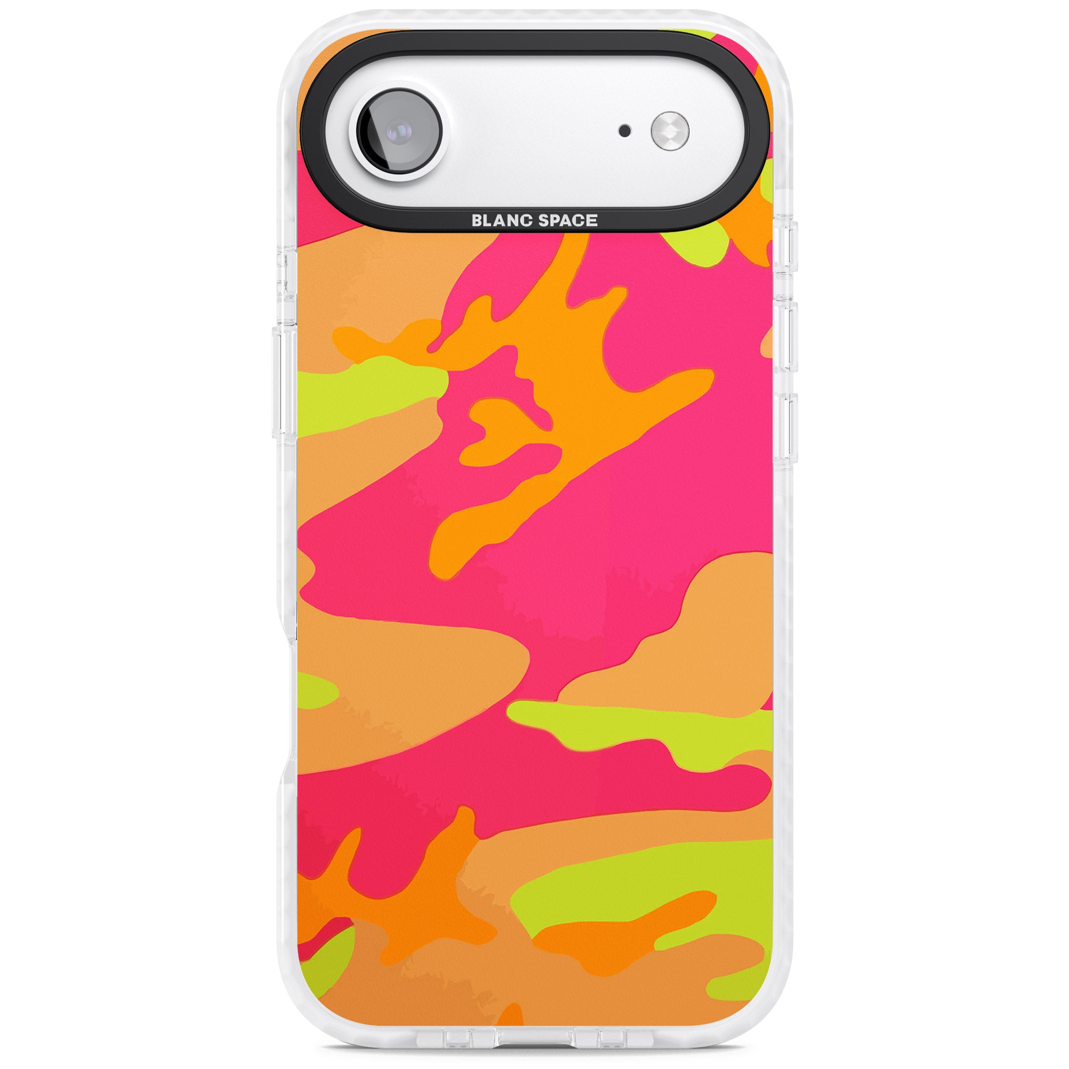Neon Camo iPhone 17 Air Impact Clear Phone Case