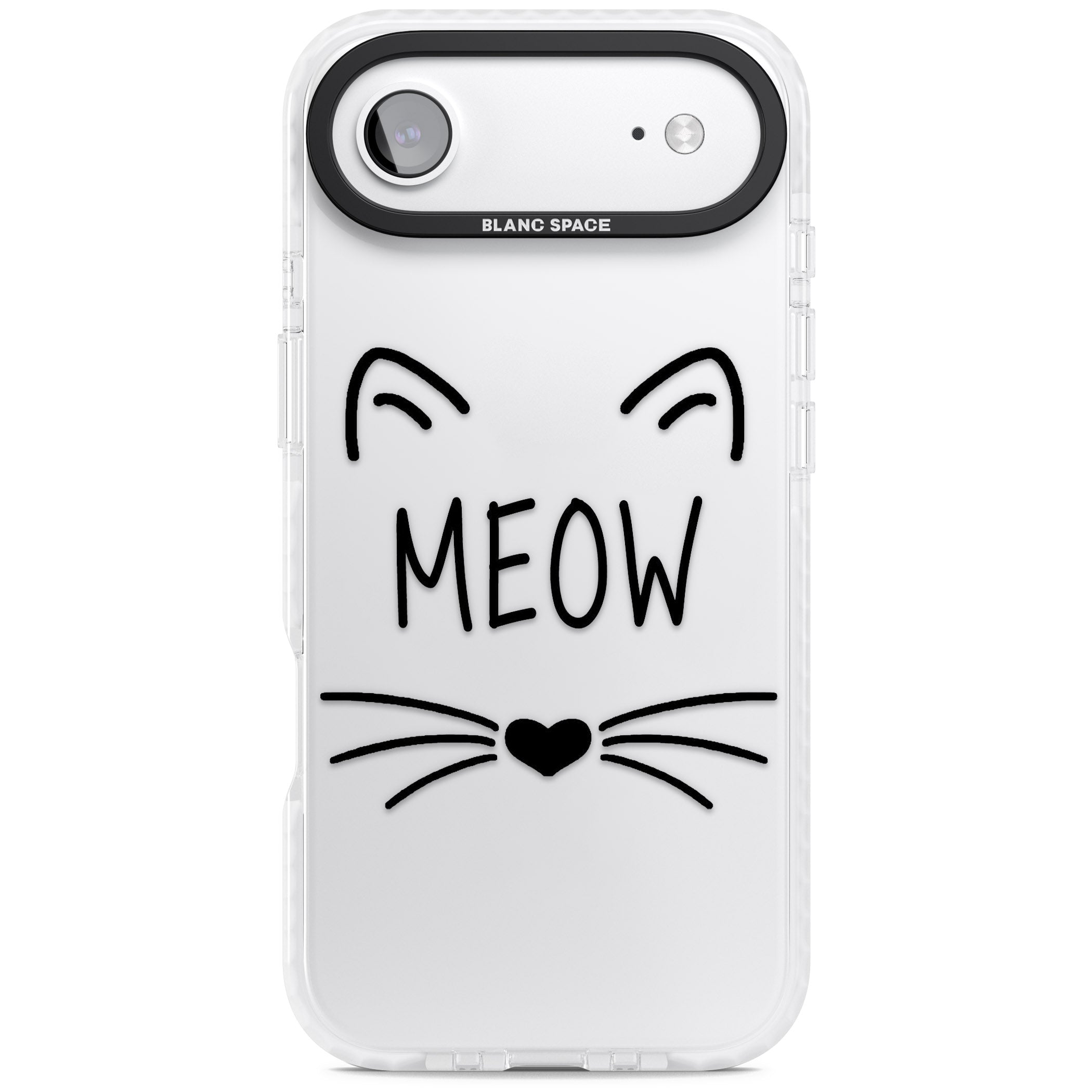 Cat Whiskers iPhone 17 Air Impact Clear Phone Case
