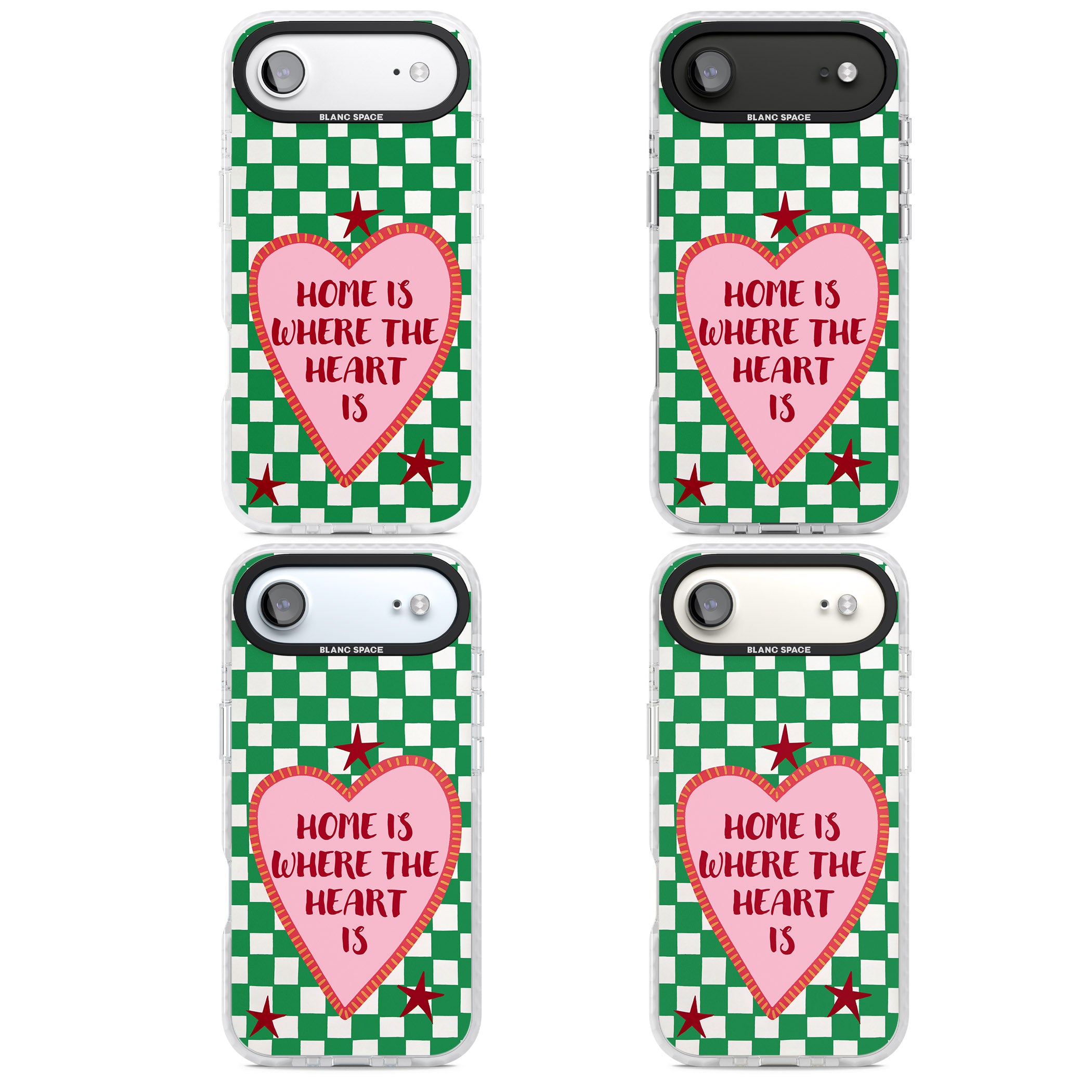 Home Is Where The Heart Is iPhone 17 Air Impact Clear Phone Case APT Impact Protection