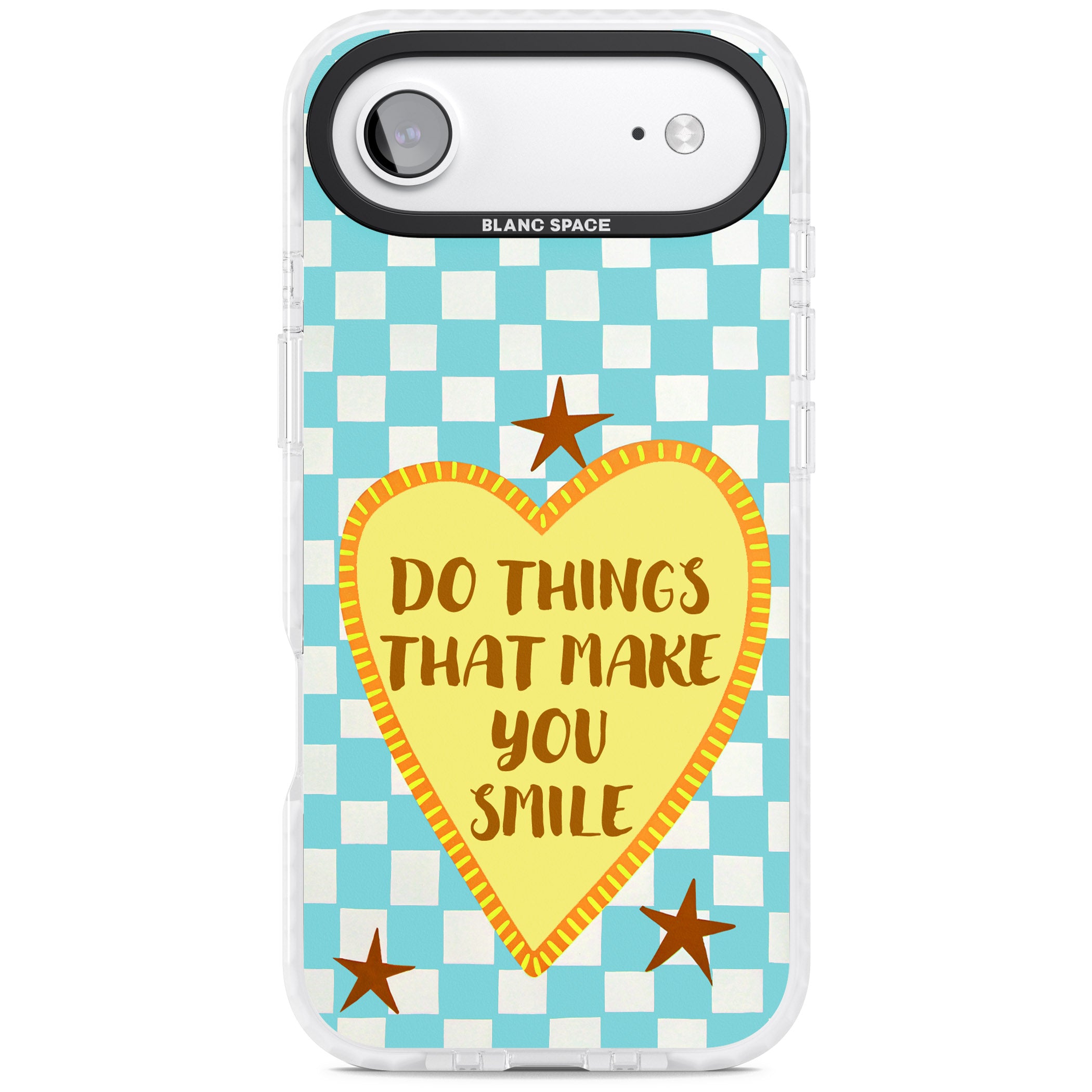Do Things That Make You Smile iPhone 17 Air Impact Clear Phone Case