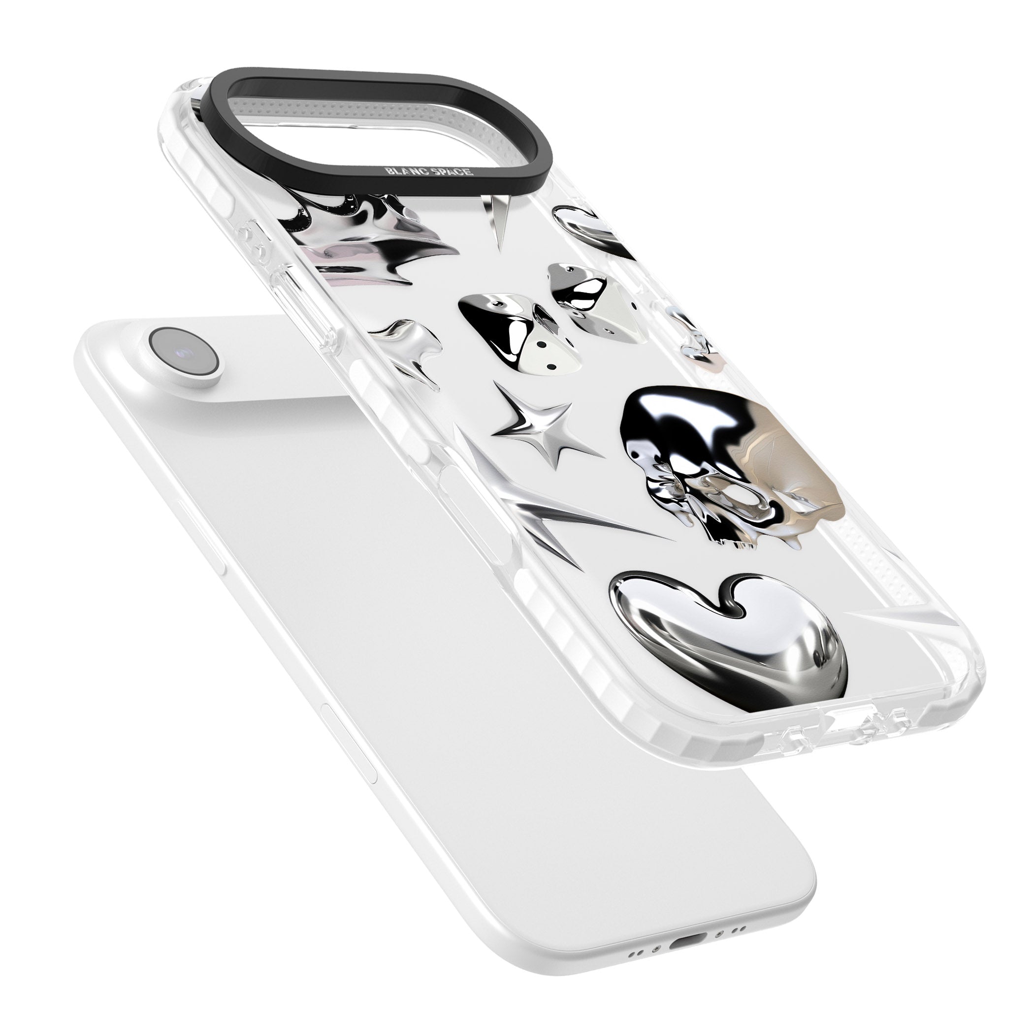 Chromed iPhone 17 Air Impact Clear Phone Case Colours