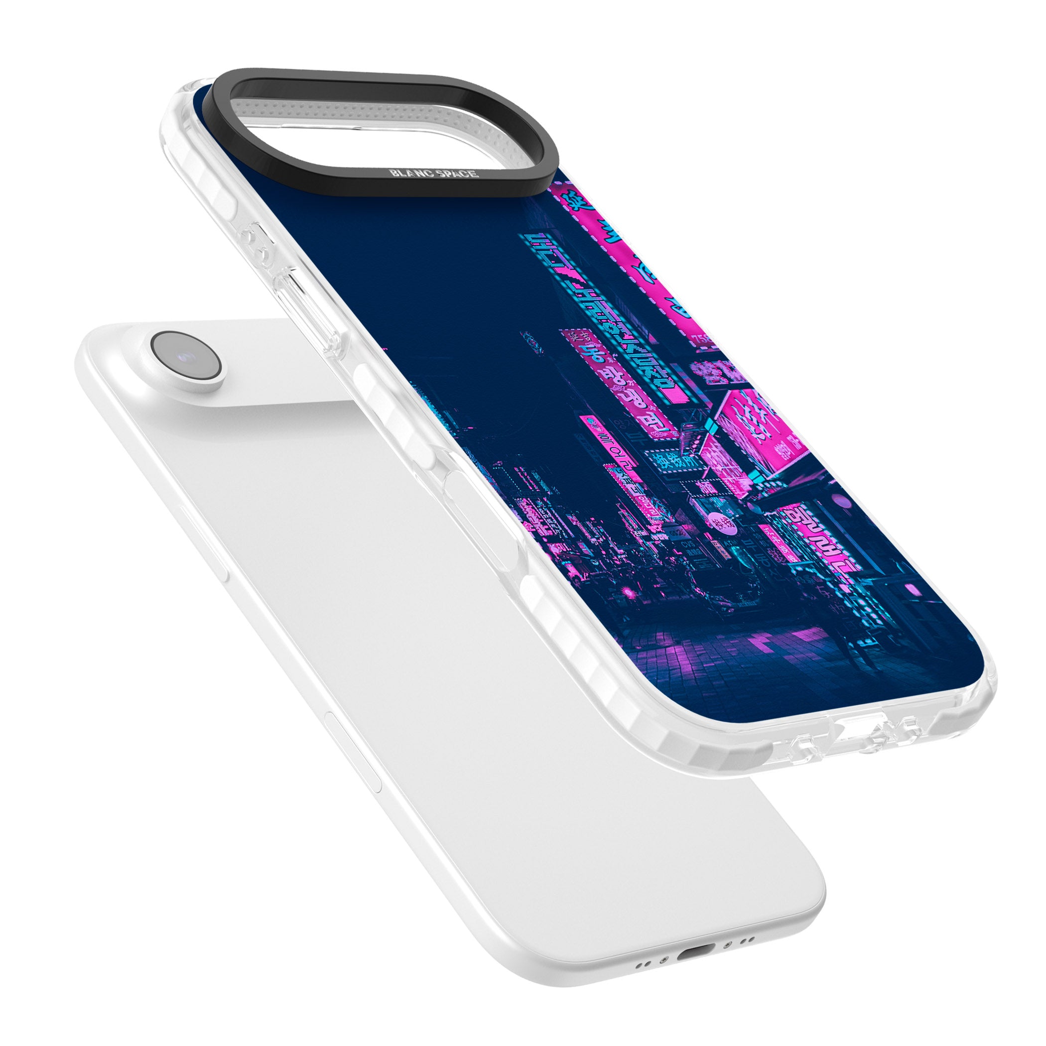 Neon Nights iPhone 17 Air Impact Clear Phone Case Colours