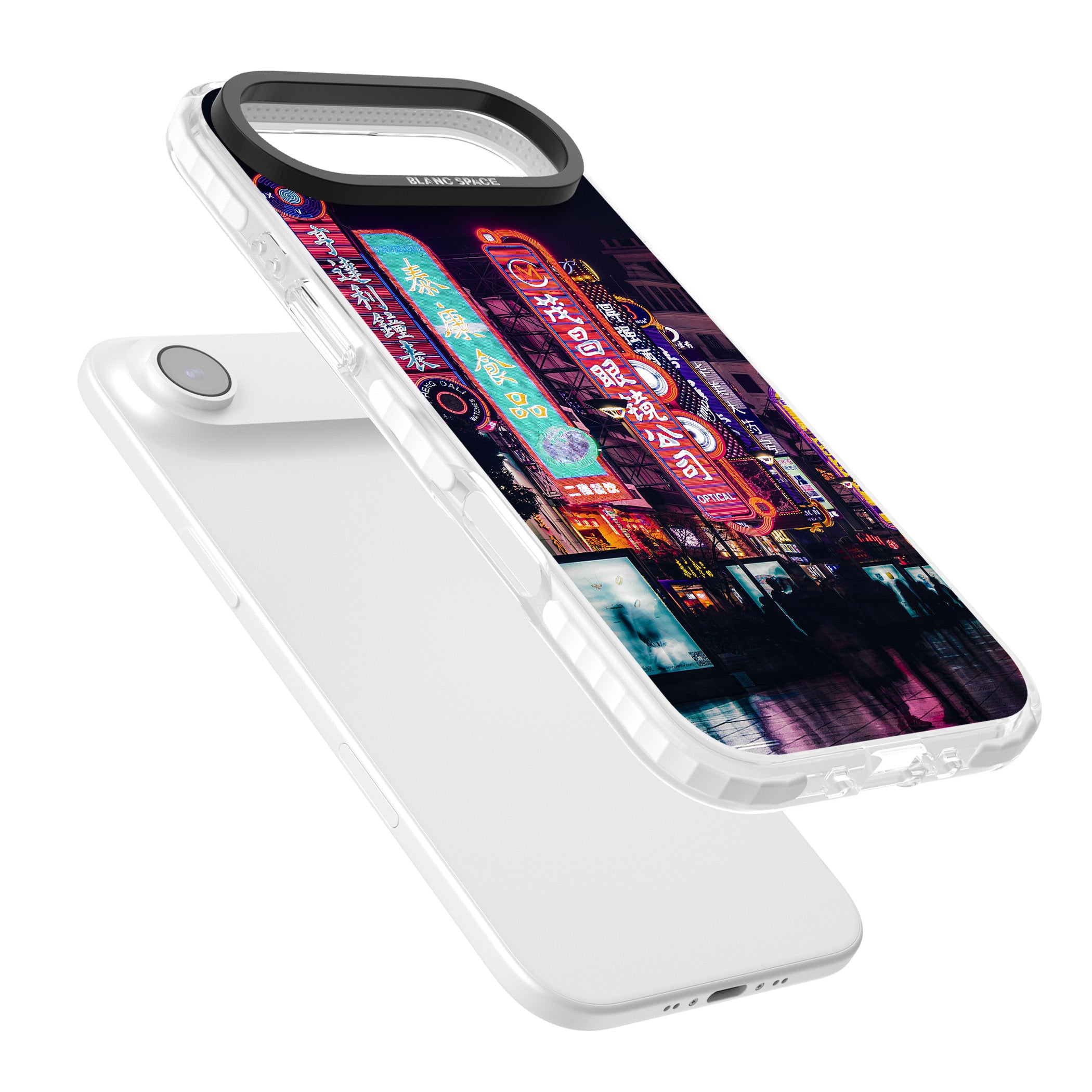 Neon Streets iPhone 17 Air Impact Clear Phone Case Colours