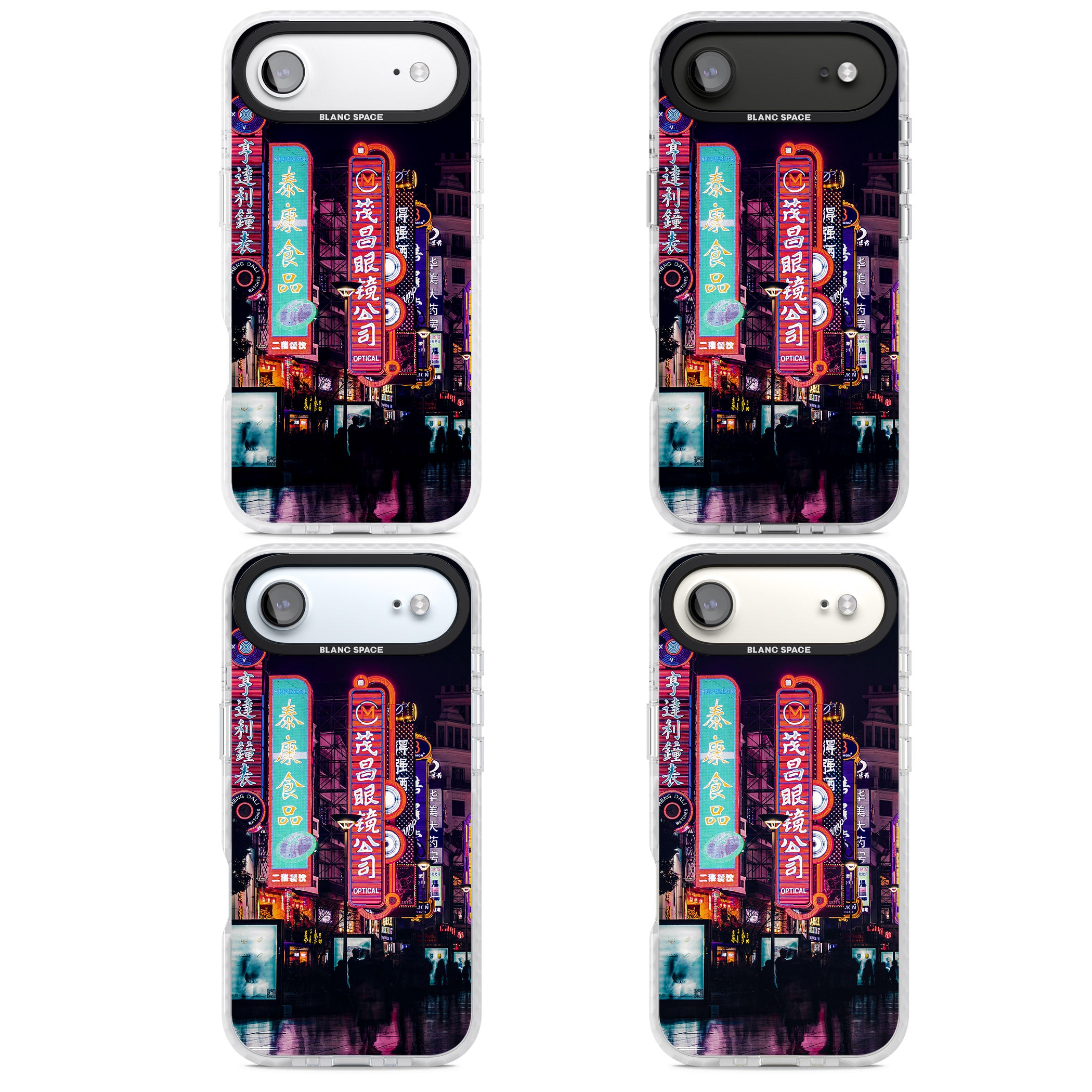 Neon Streets iPhone 17 Air Impact Clear Phone Case APT Impact Protection