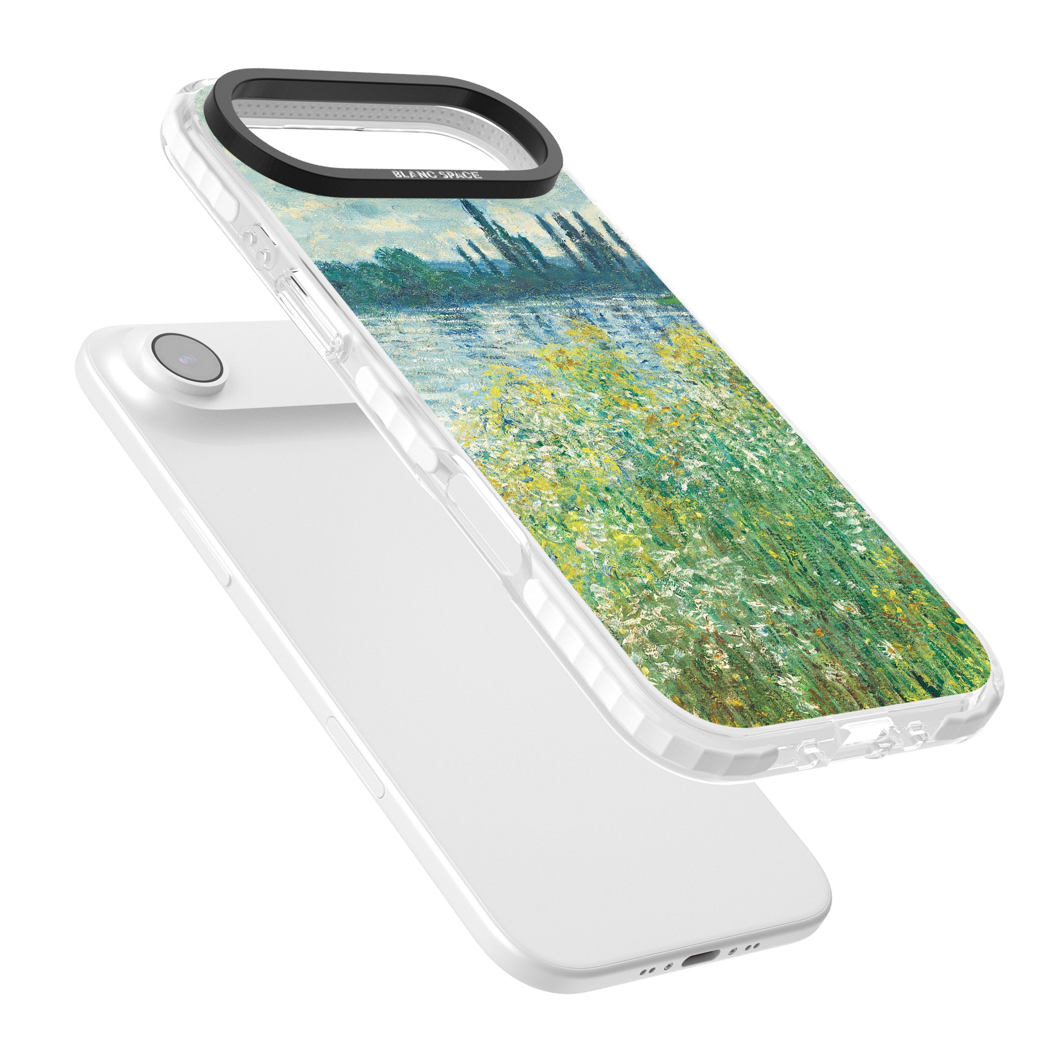 Banks Of The Seine By Claude Monet iPhone 17 Air Impact Clear Phone Case Colours