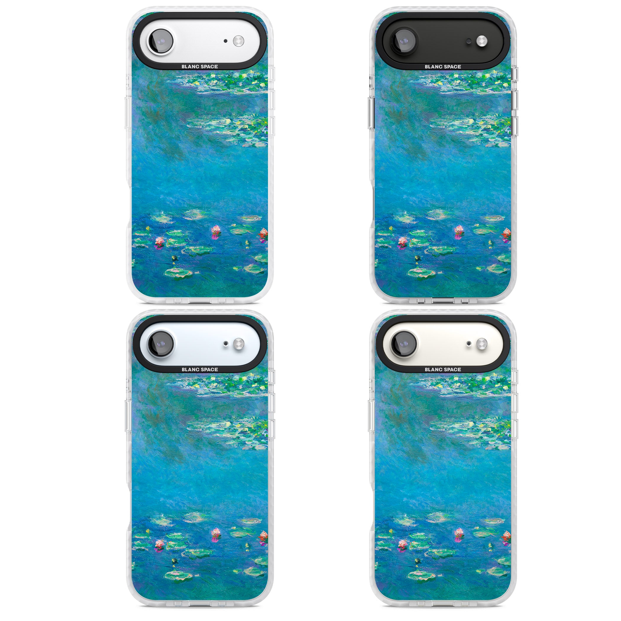 Water Lilies iPhone 17 Air Impact Clear Phone Case APT Impact Protection