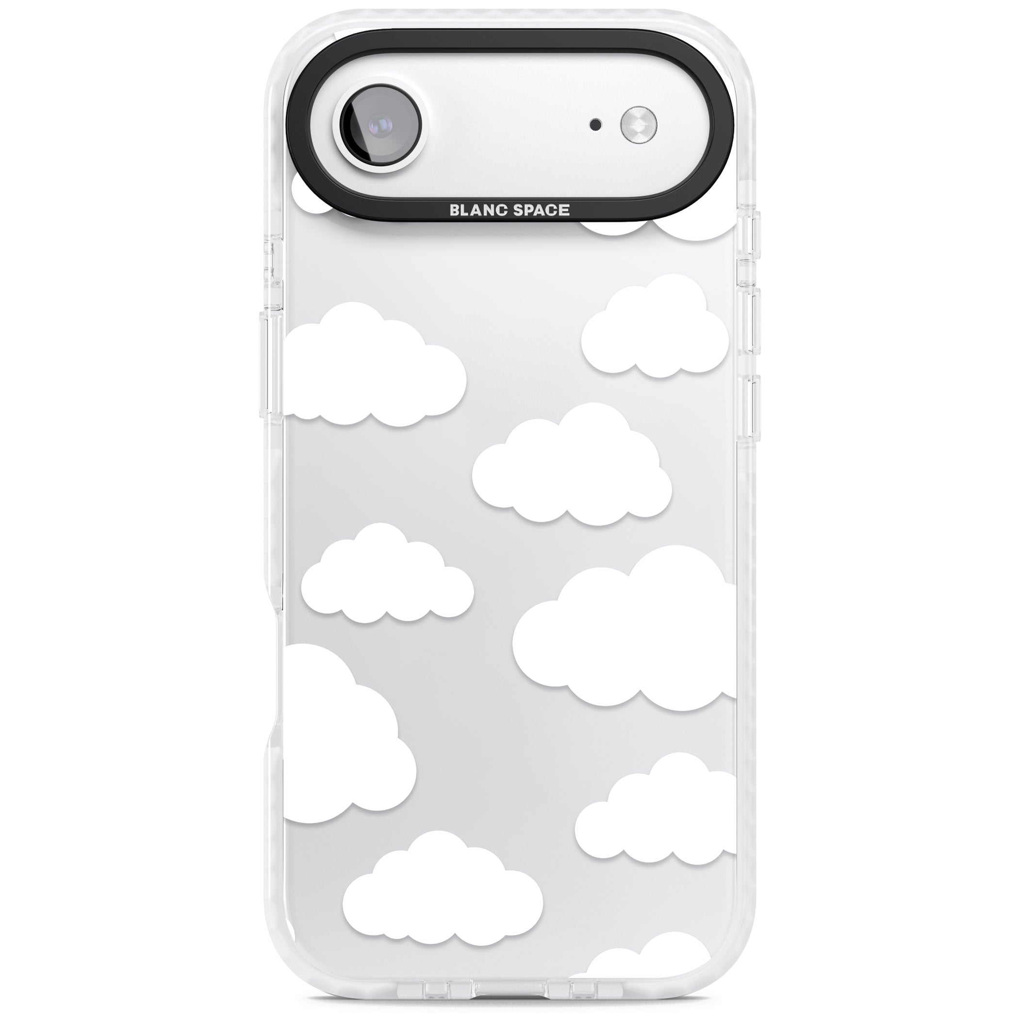 Cloud Pattern iPhone 17 Air Impact Clear Phone Case