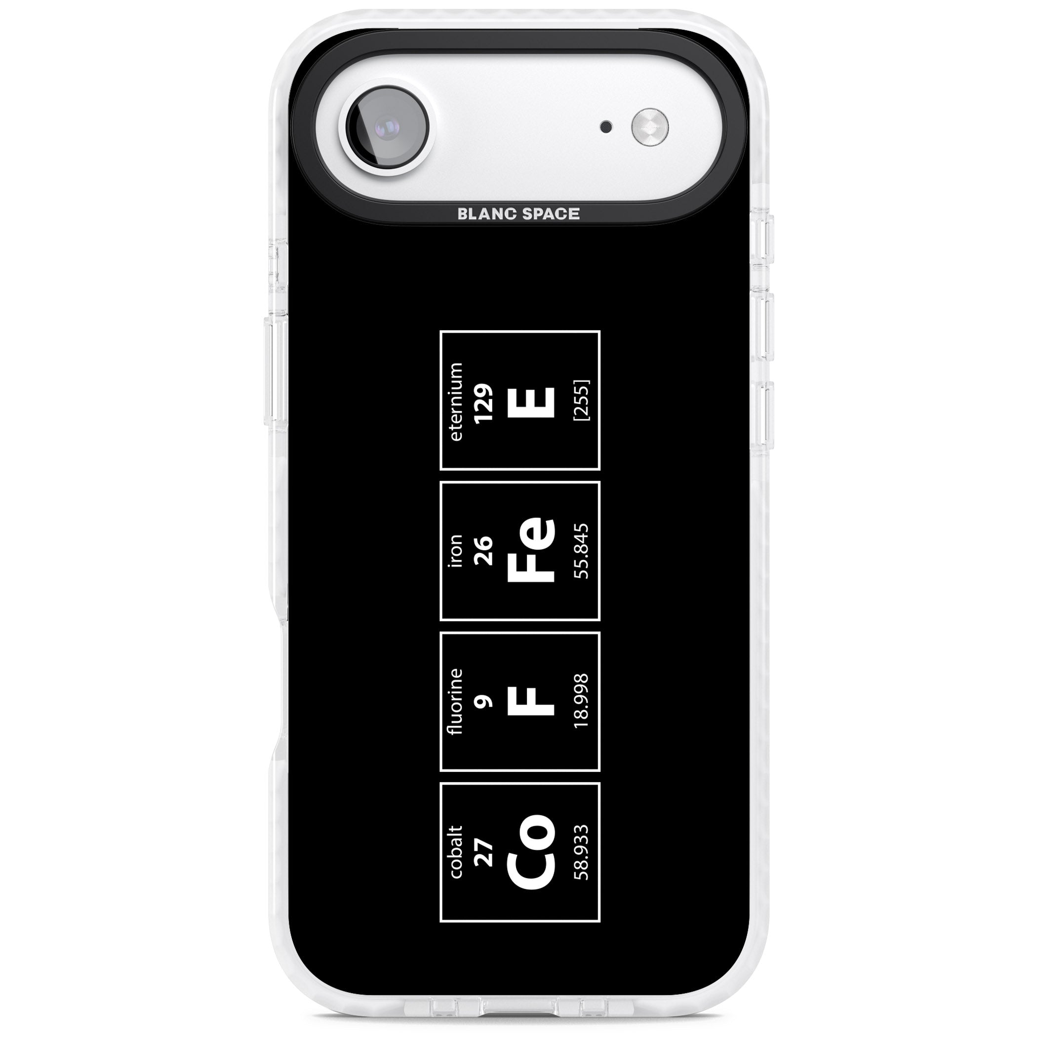Coffee Element (Black) iPhone 17 Air Impact Clear Phone Case
