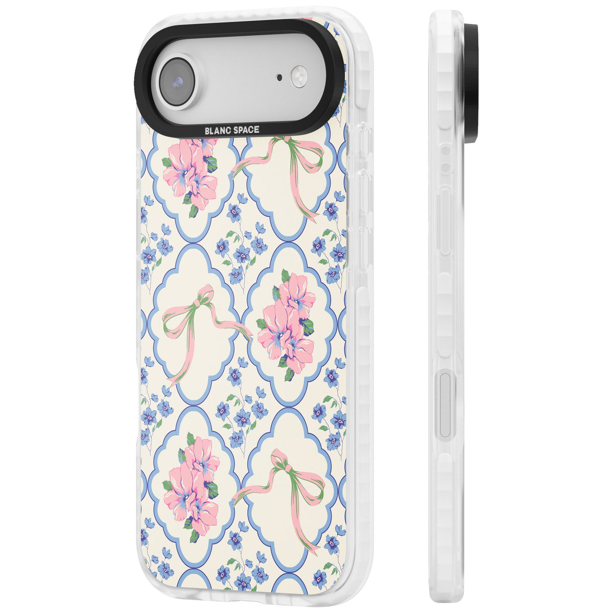 Ribbon Lattice iPhone Air Impact Clear Phone Case side