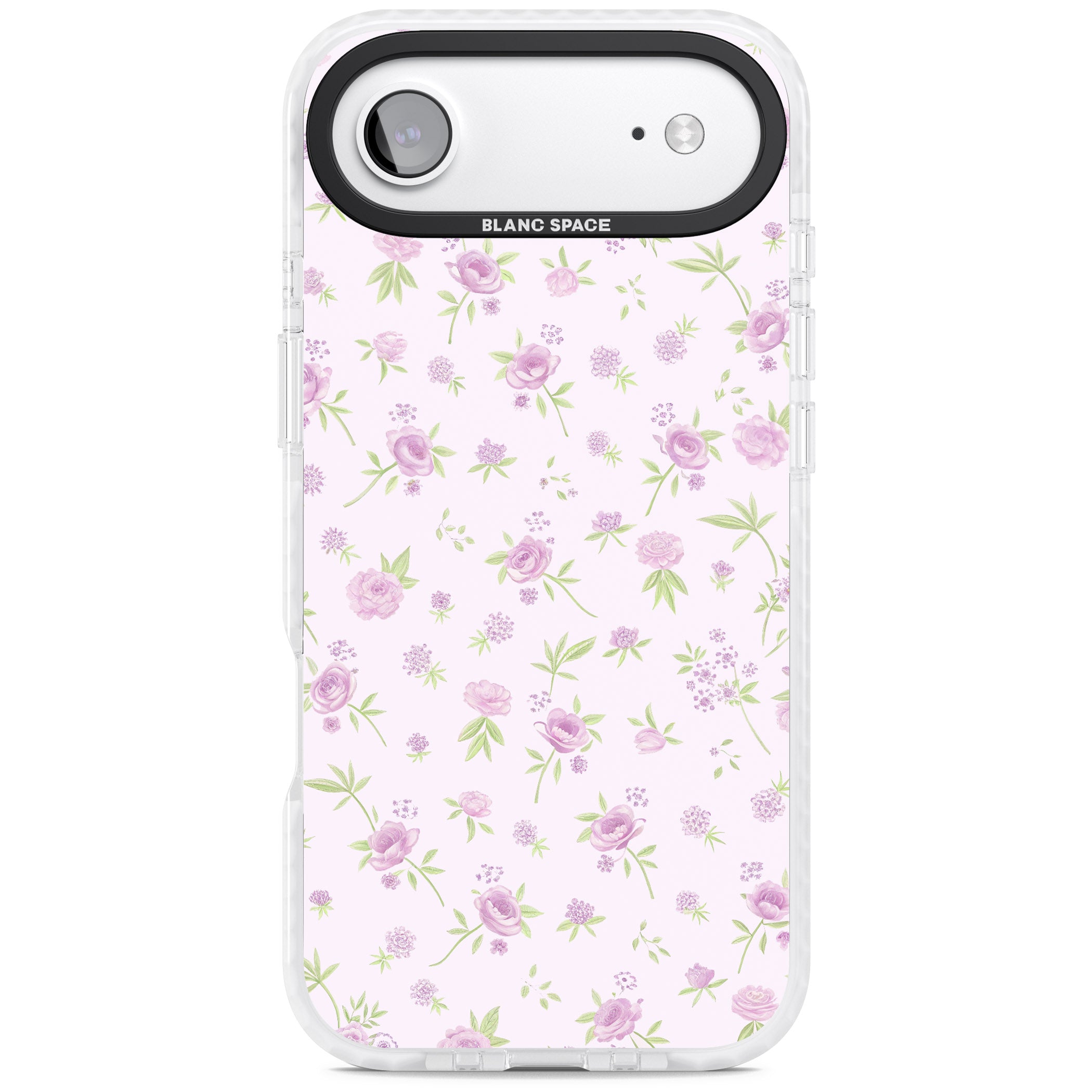 Pink Peonies iPhone 17 Air Impact Clear Phone Case