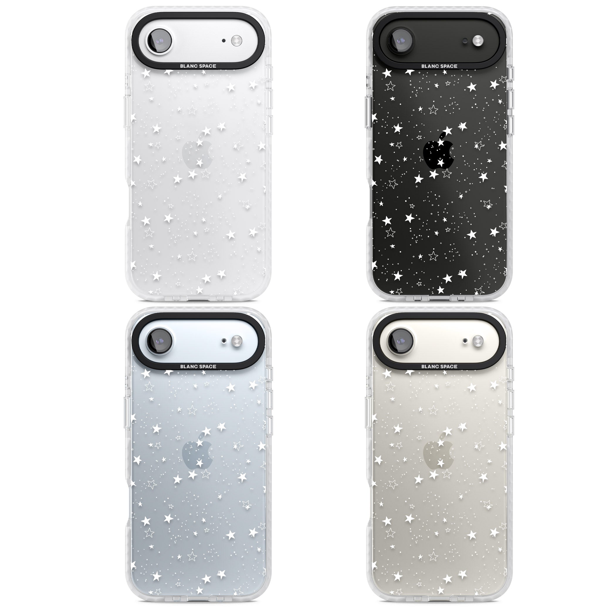Midnight Starfield iPhone 17 Air Impact Clear Phone Case APT Impact Protection
