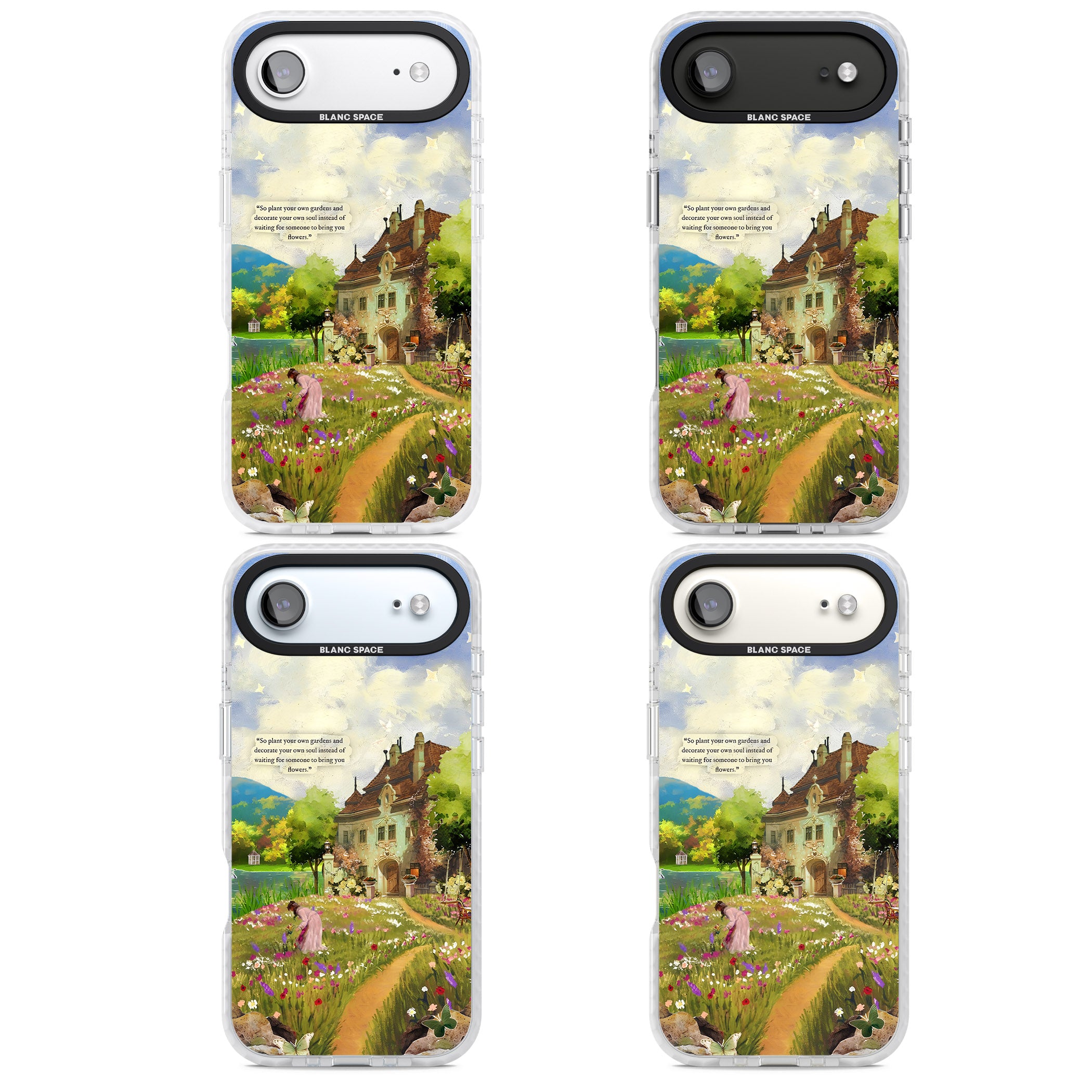 Spring Cottage iPhone 17 Air Impact Clear Phone Case APT Impact Protection