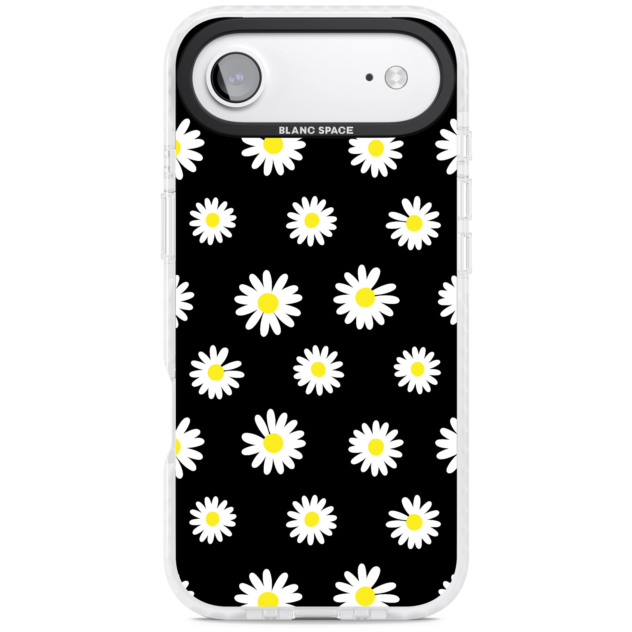 Personalised Chic Daisy Pattern iPhone 17 Air Impact Clear Phone Case