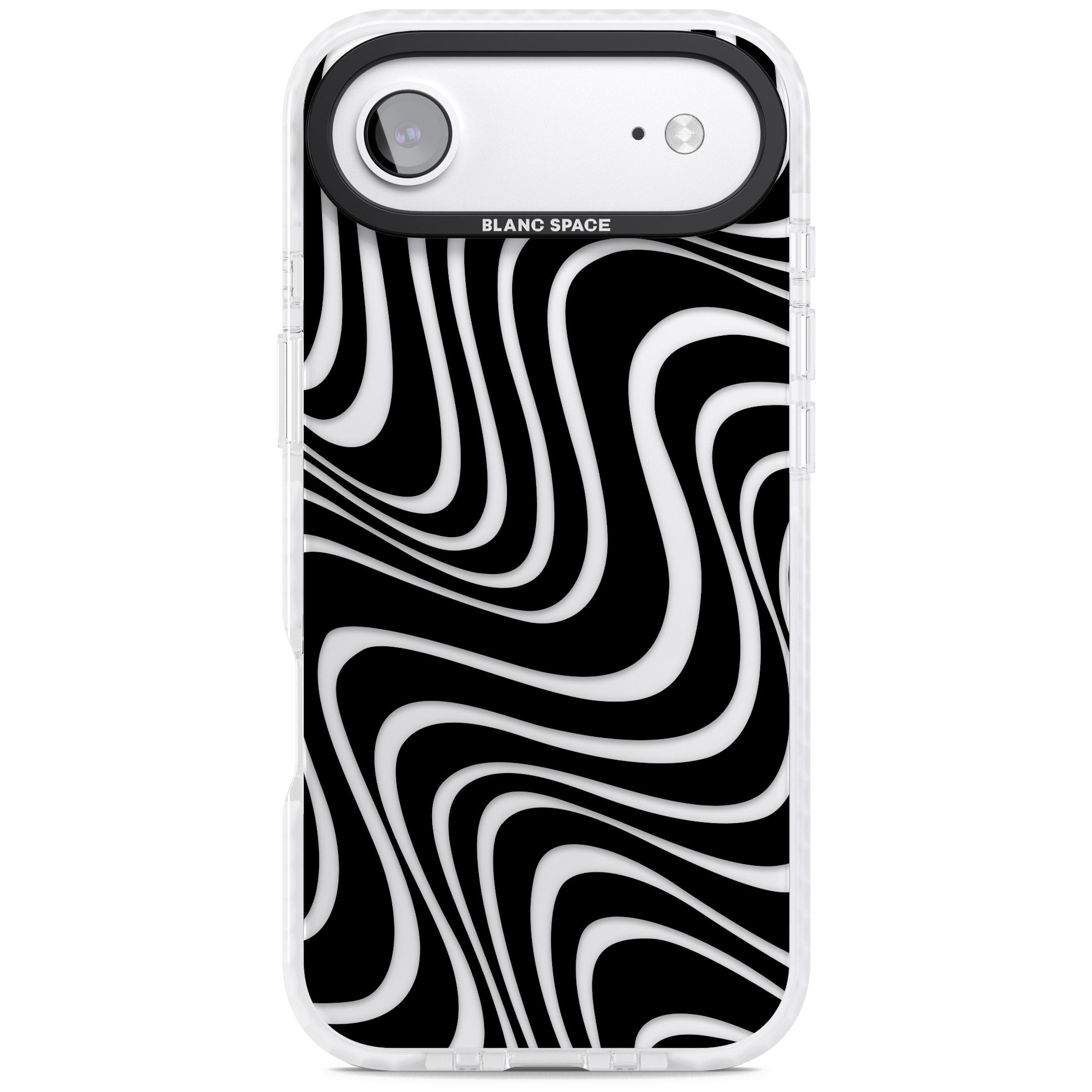 Abstract Waves iPhone 17 Air Impact Clear Phone Case