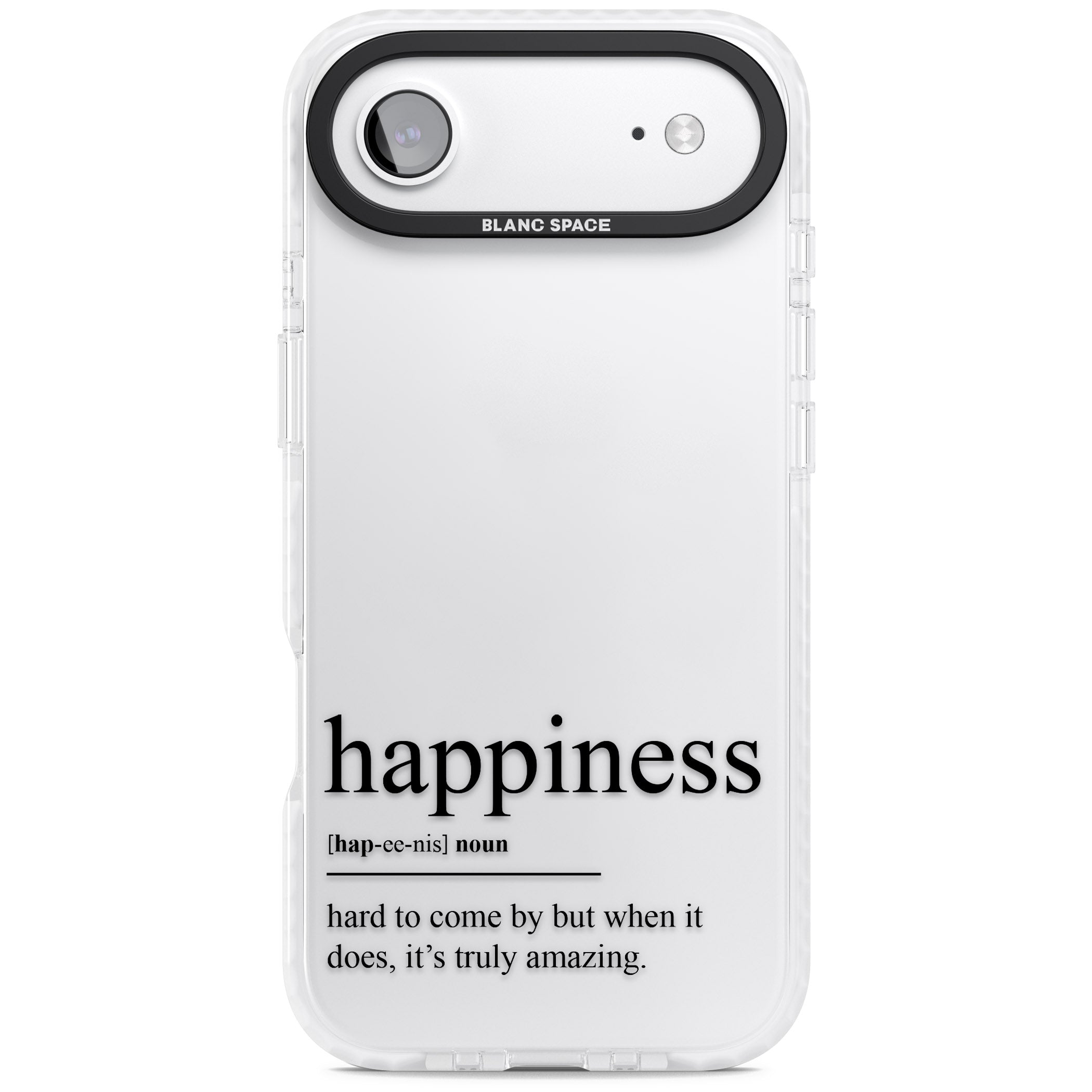 Happiness iPhone 17 Air Impact Clear Phone Case