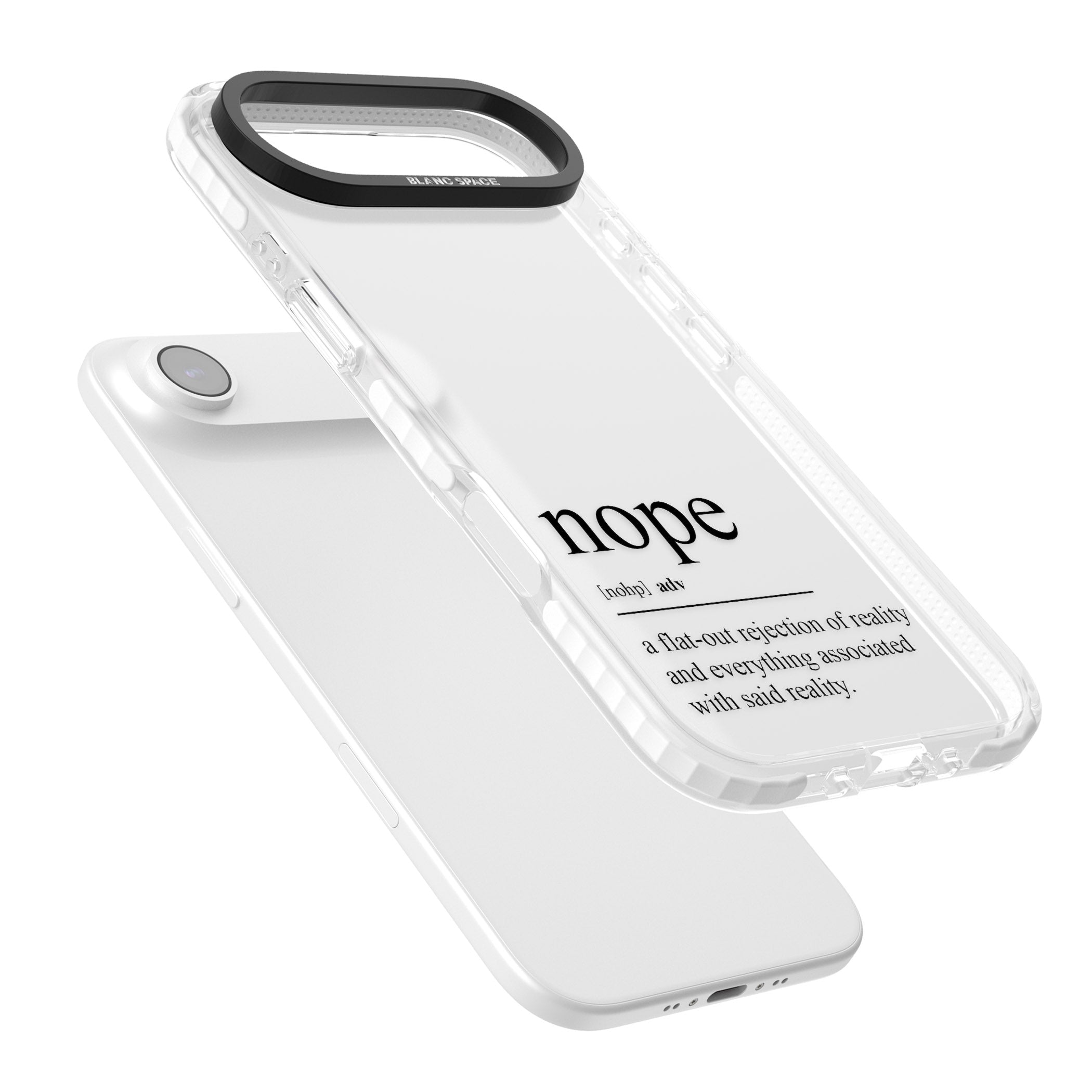 Nope iPhone 17 Air Impact Clear Phone Case Colours