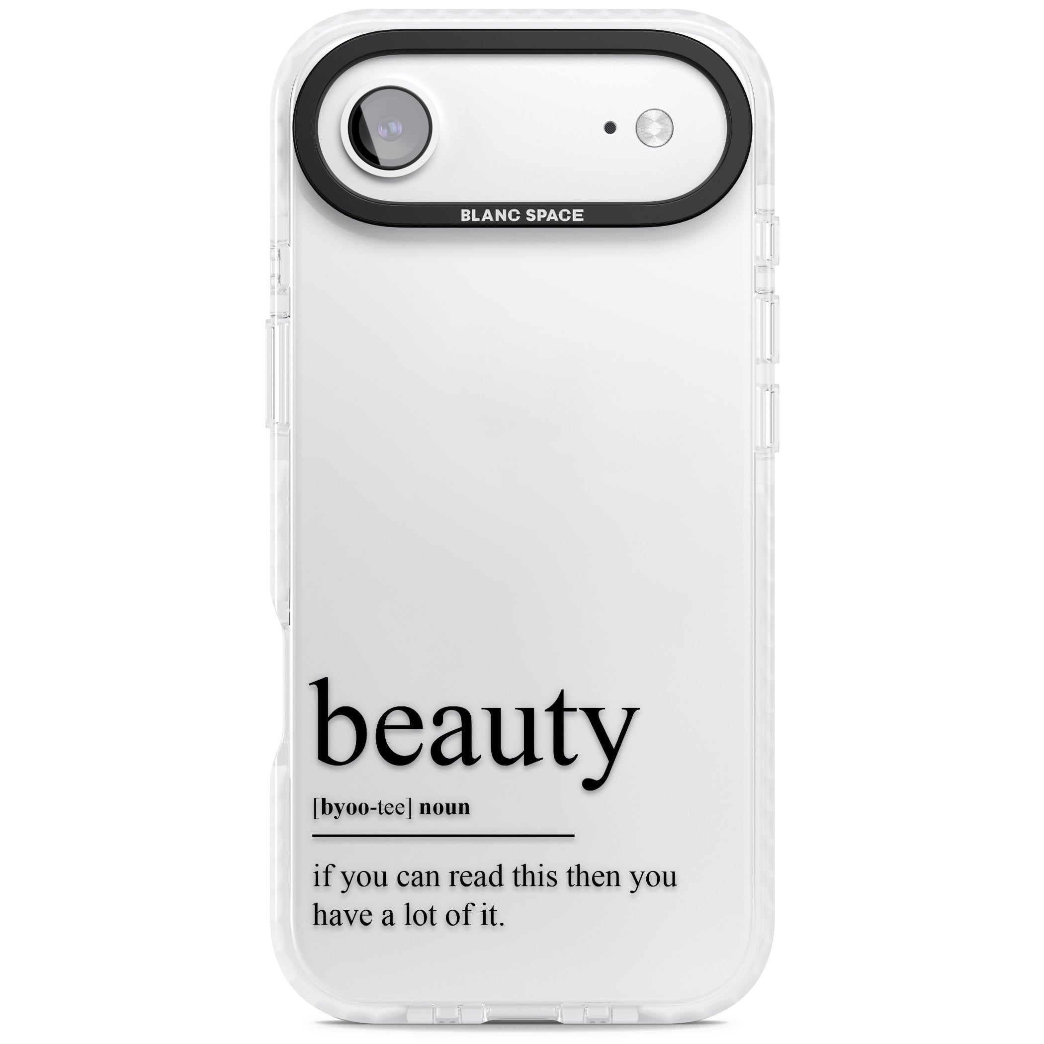 Beauty iPhone 17 Air Impact Clear Phone Case