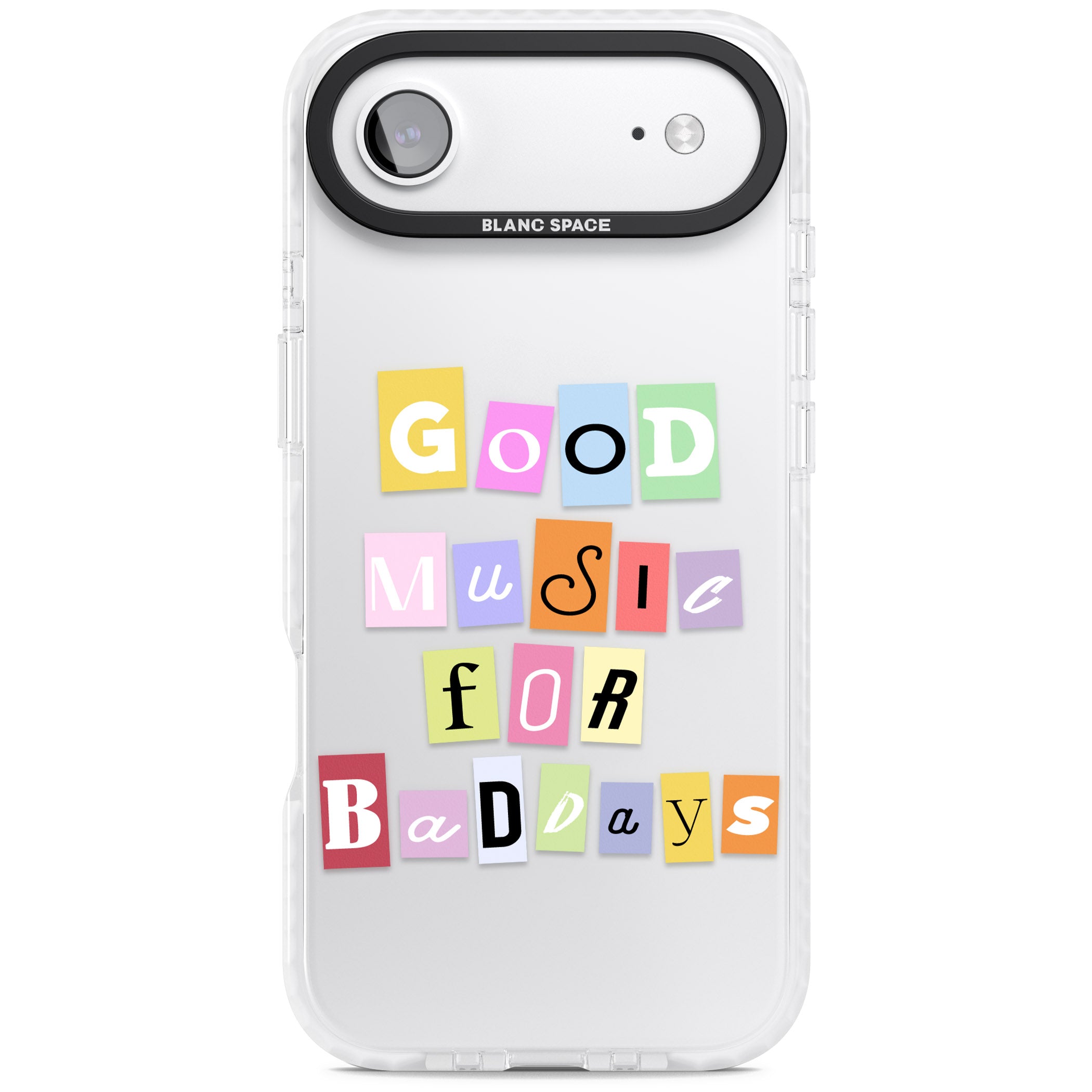Good Music For Bad Days iPhone 17 Air Impact Clear Phone Case