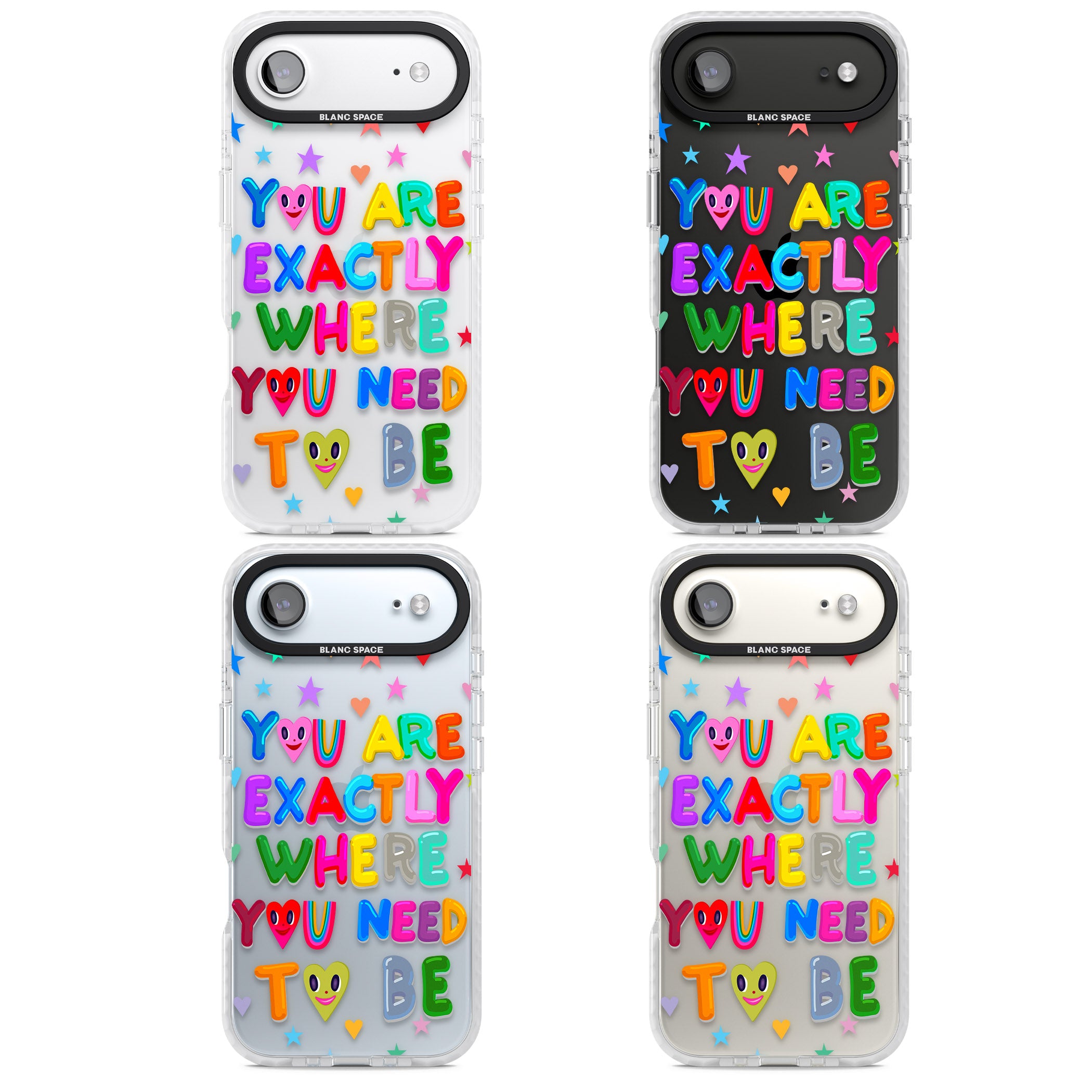 Exactly Where You Need To Be iPhone 17 Air Impact Clear Phone Case APT Impact Protection