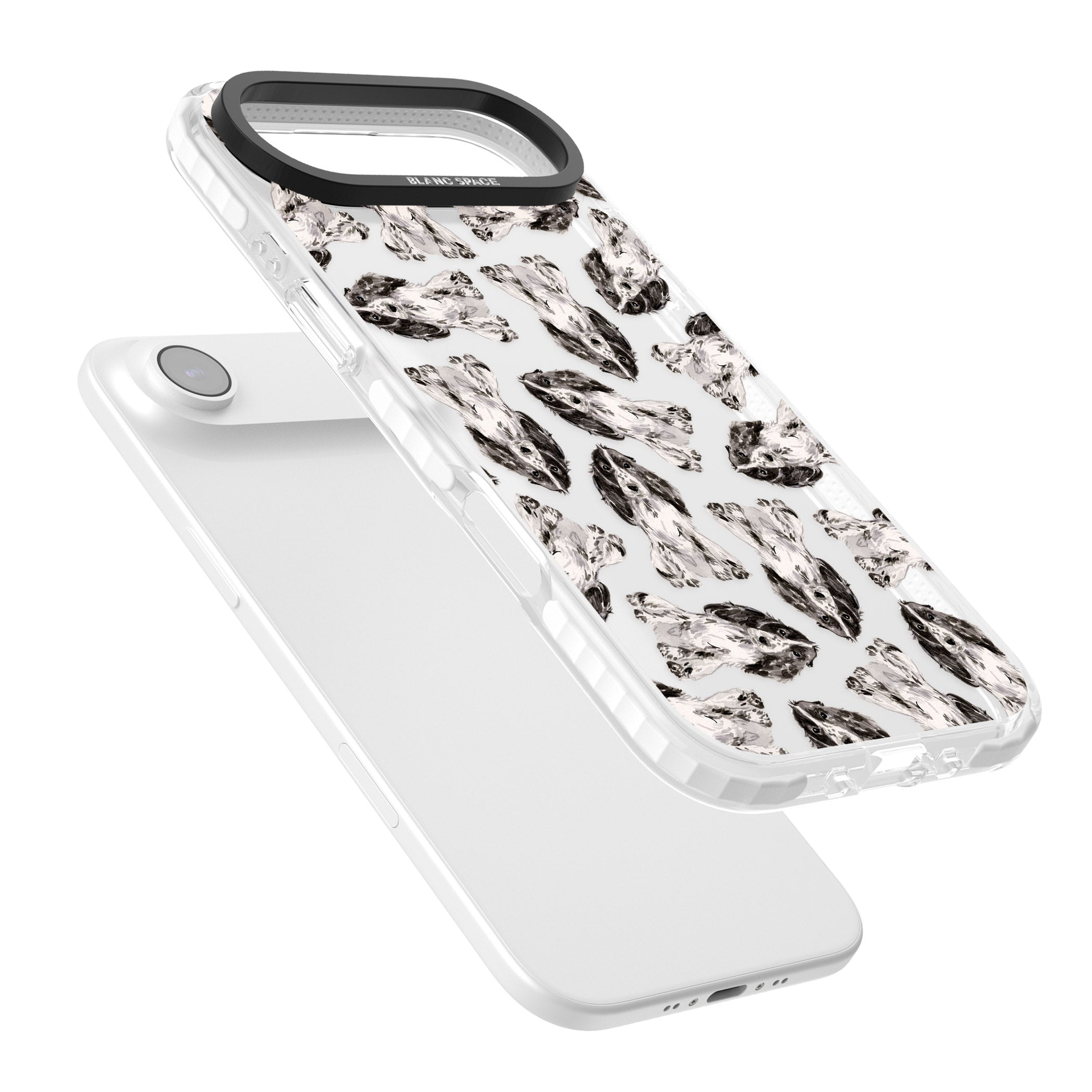Cocker Spaniel Watercolor Elegance iPhone 17 Air Impact Clear Phone Case Colours