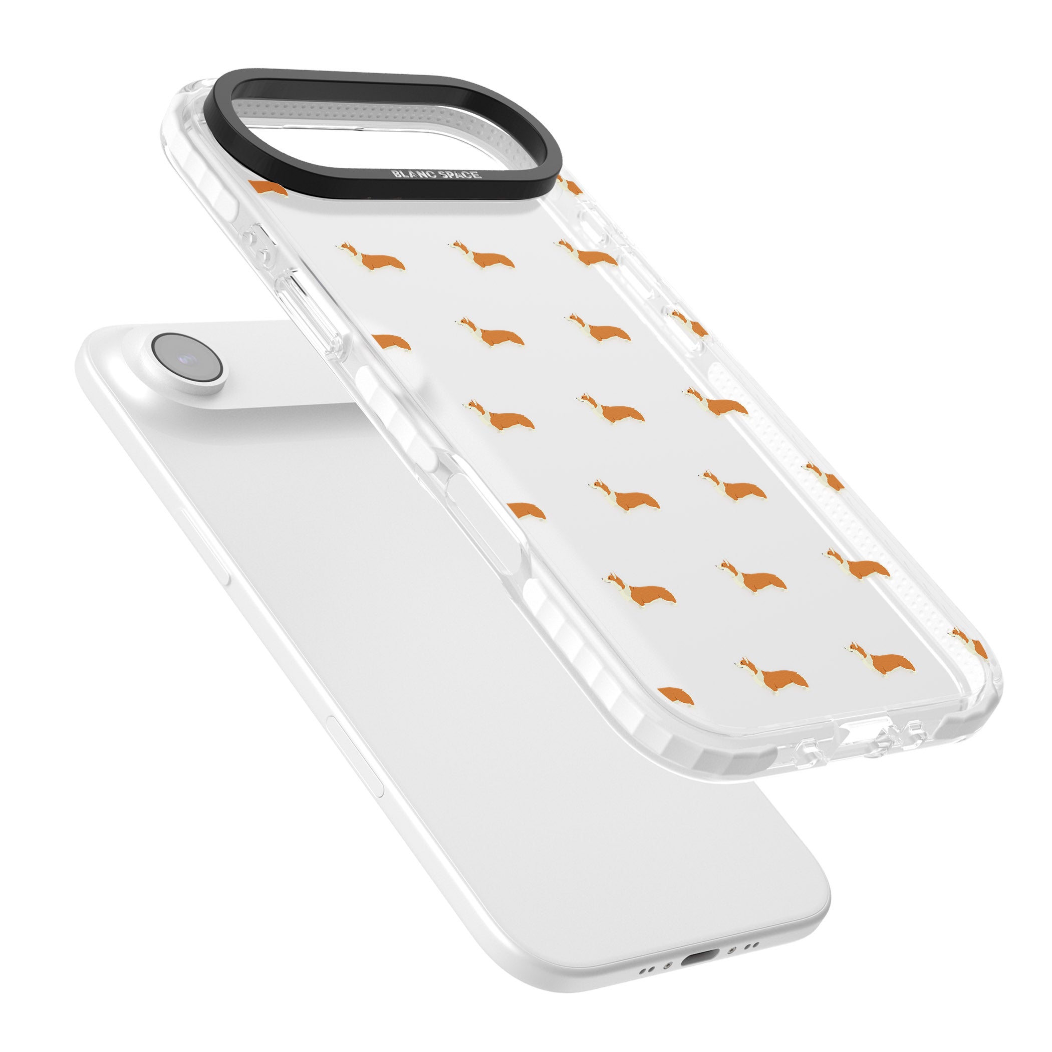 Pembroke Welsh Corgi Pattern iPhone 17 Air Impact Clear Phone Case Colours