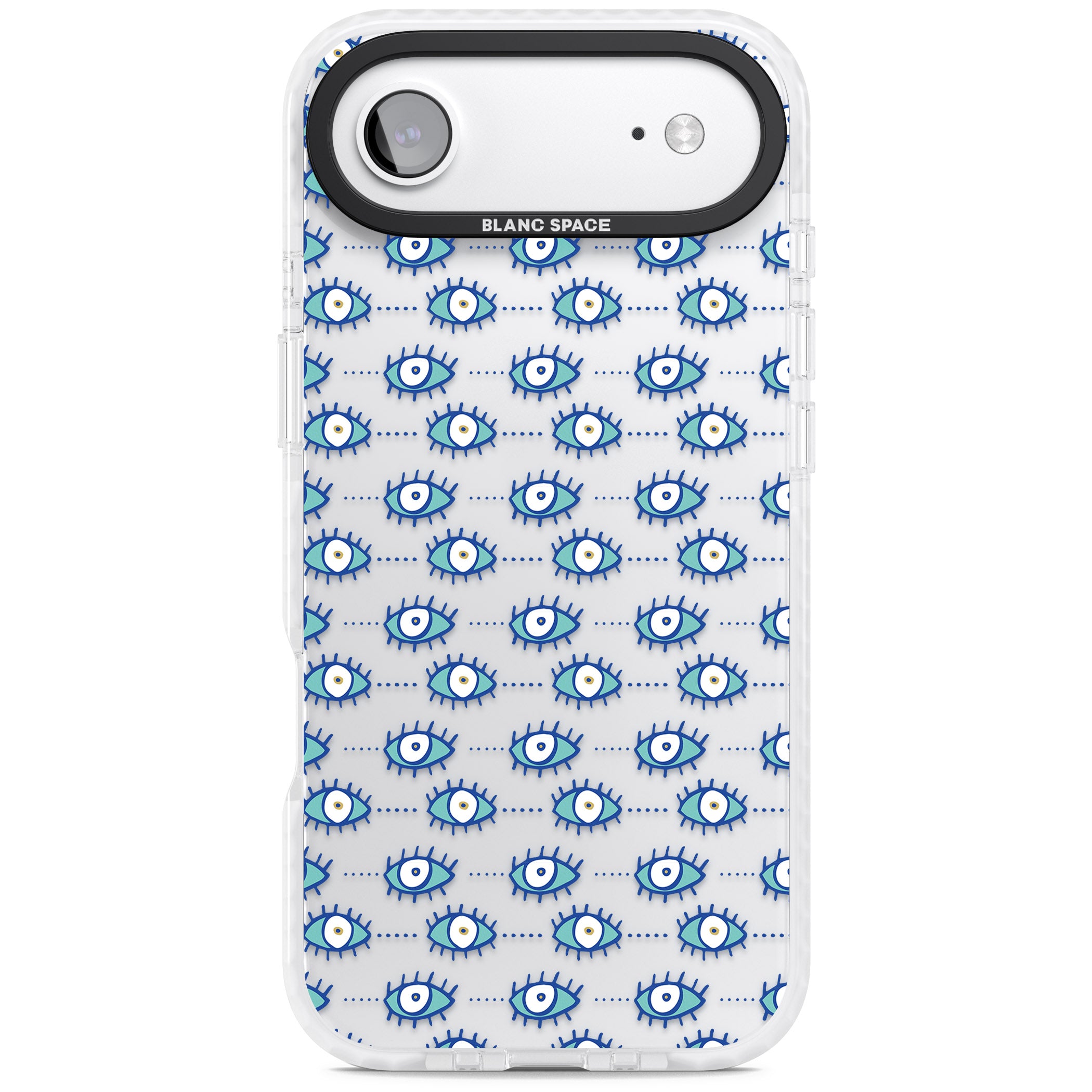 Psychedelic Eyes iPhone 17 Air Impact Clear Phone Case