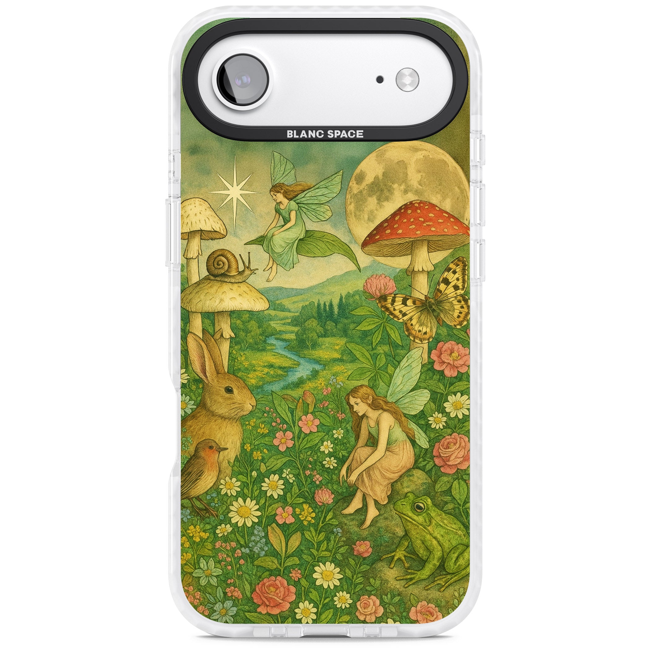 Fairies & Flowers iPhone 17 Air Impact Clear Phone Case