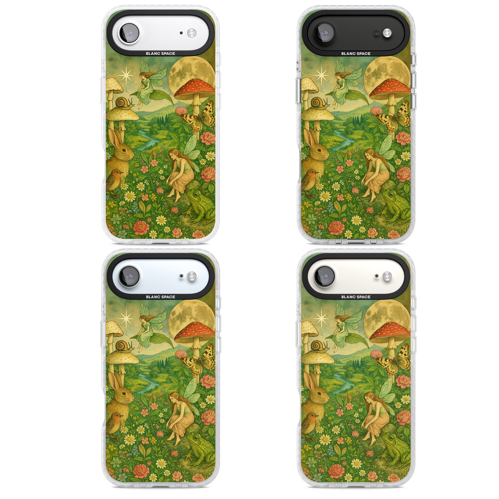 Fairies & Flowers iPhone 17 Air Impact Clear Phone Case APT Impact Protection