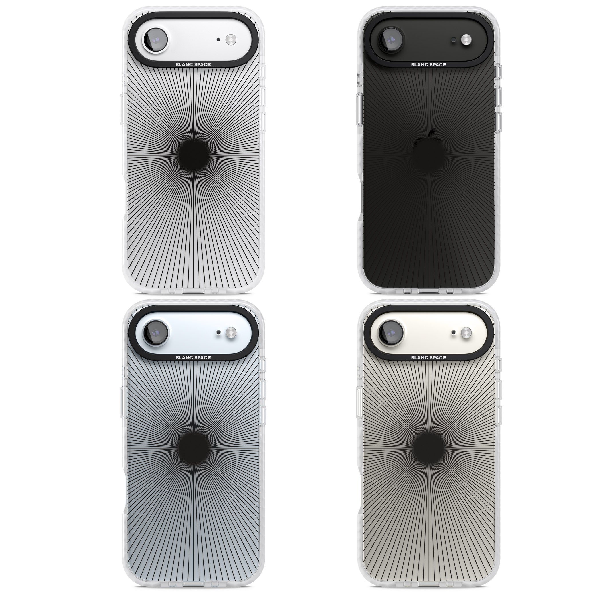 Sunburst iPhone 17 Air Impact Clear Phone Case APT Impact Protection