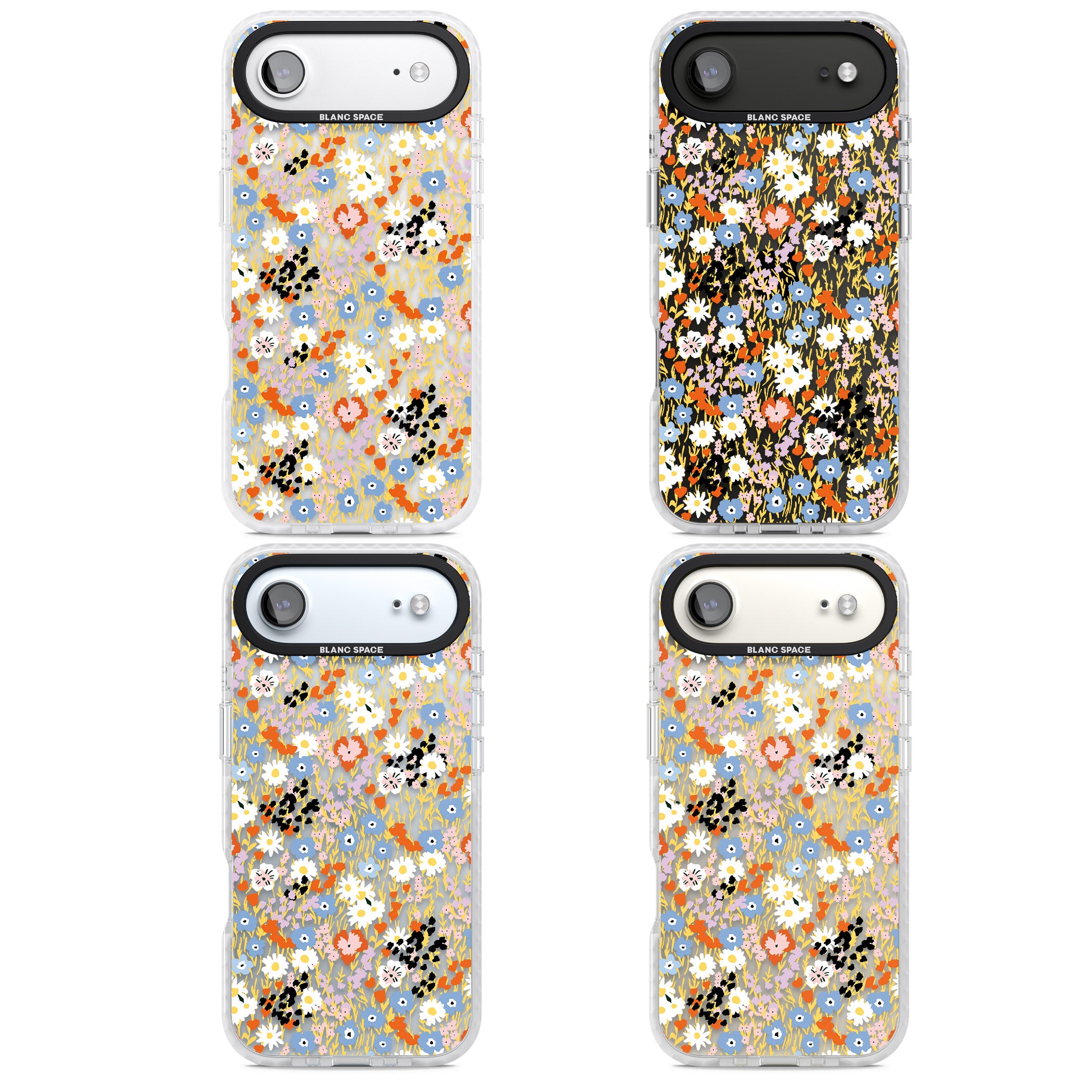 Floral Delight: Vibrant Blooms iPhone 17 Air Impact Clear Phone Case APT Impact Protection