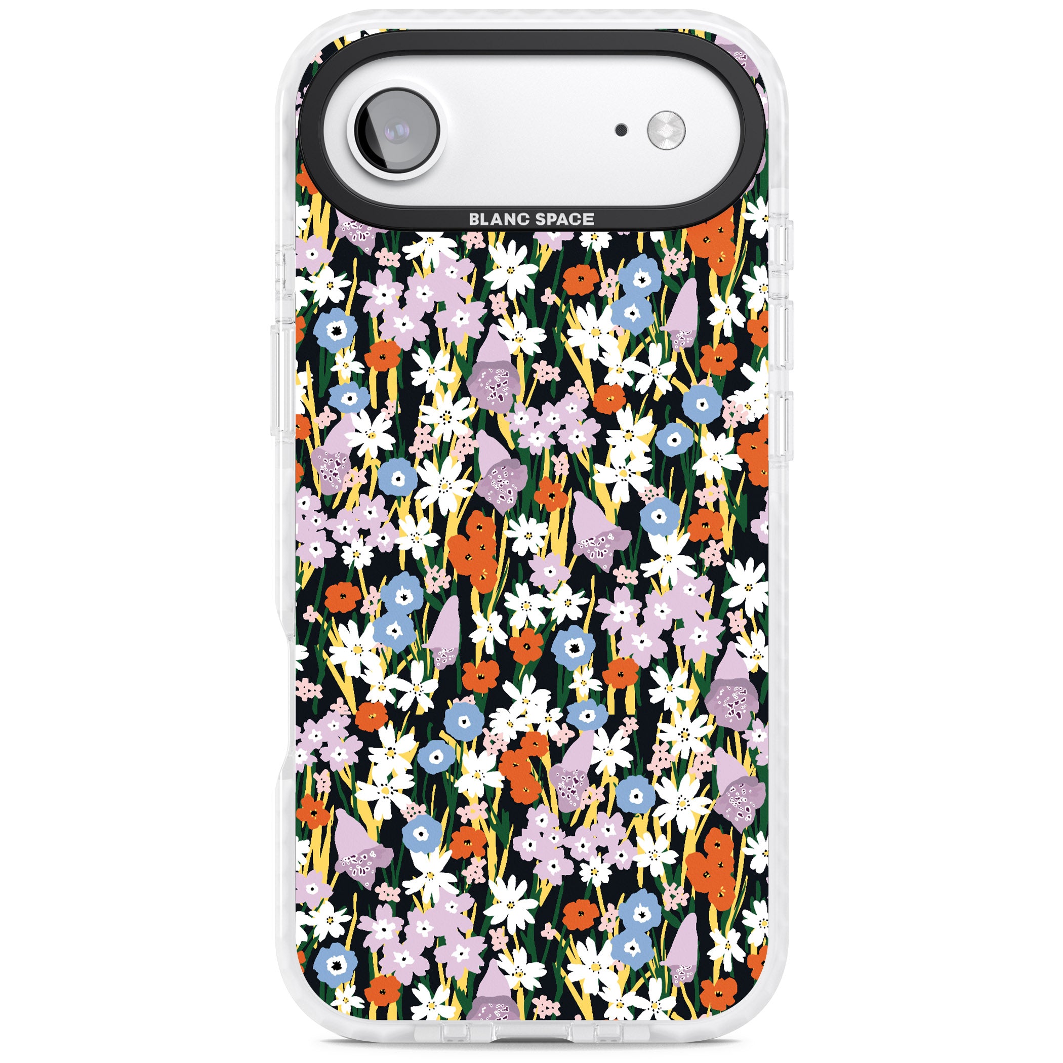 Energetic Floral Mix iPhone 17 Air Impact Clear Phone Case