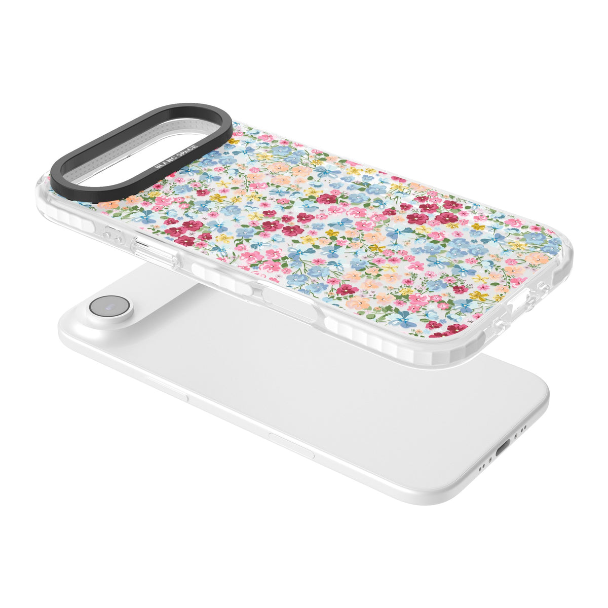 Venetian Meadow iPhone Air Impact Clear Phone Case angled