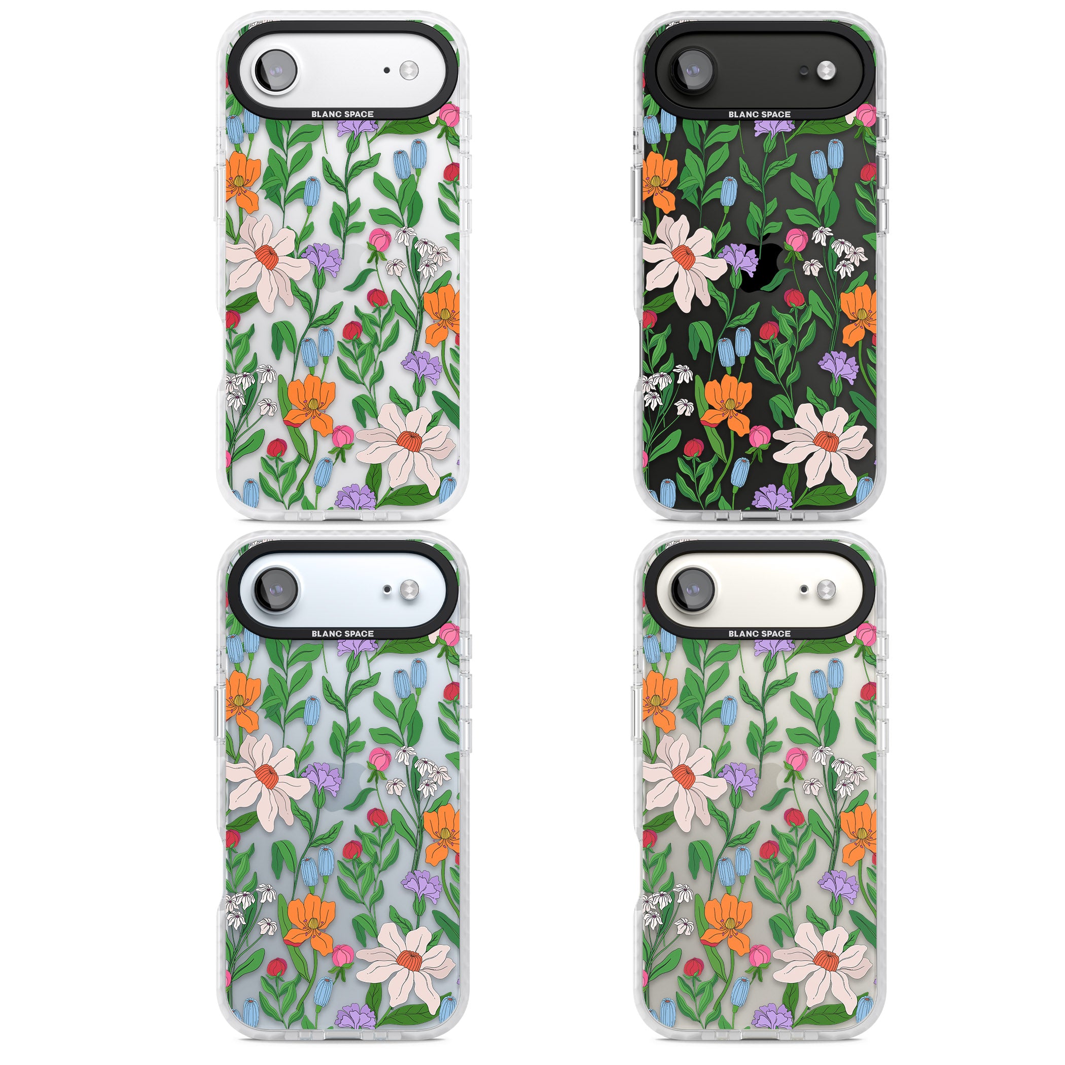 Full Bloom iPhone 17 Air Impact Clear Phone Case APT Impact Protection