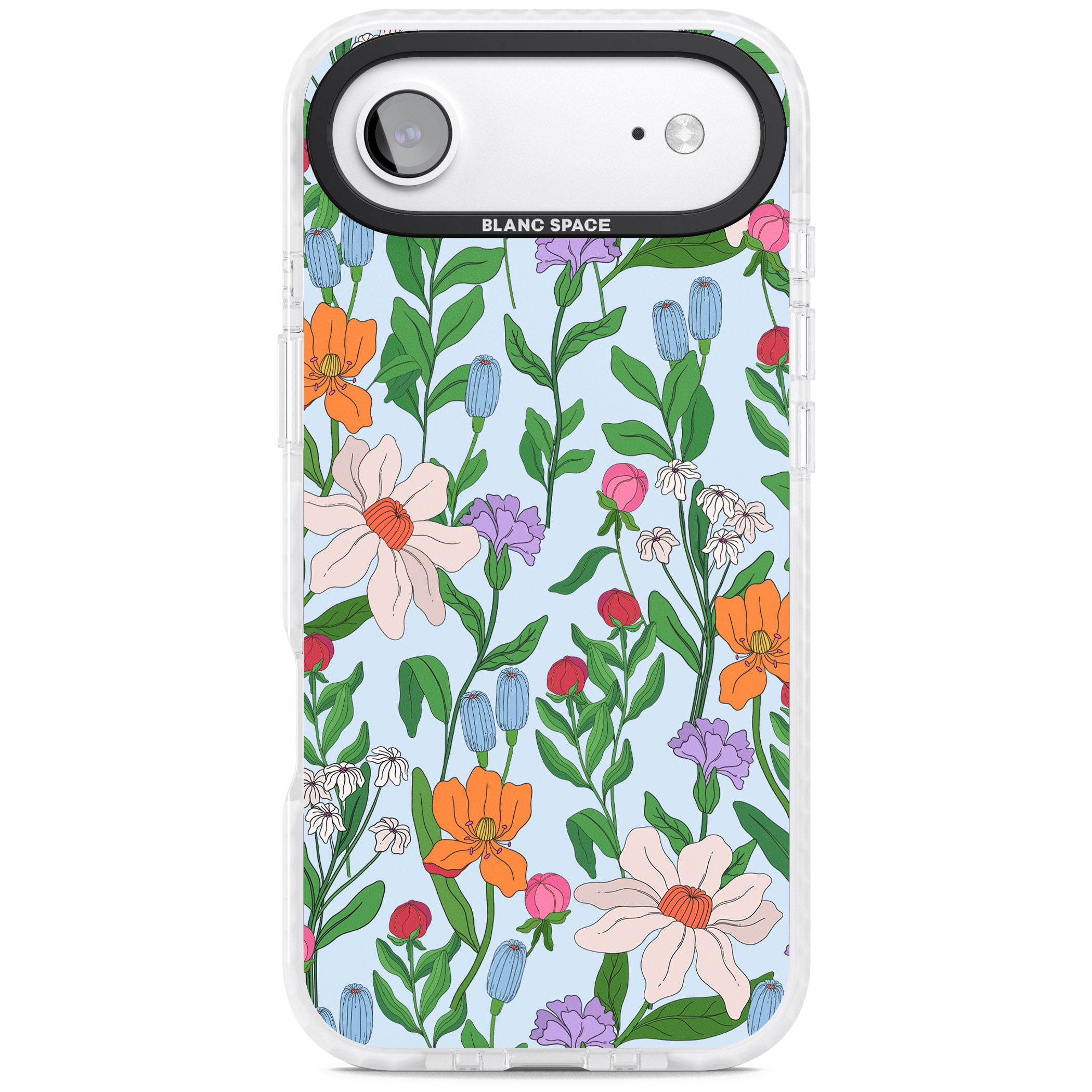Full Bloom Background iPhone 17 Air Impact Clear Phone Case