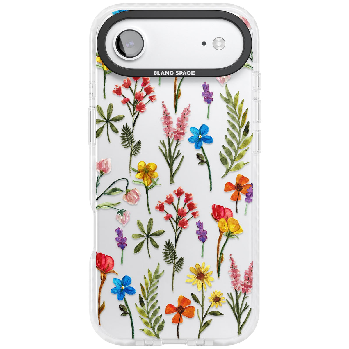 Spring Botanicals iPhone Air Impact Clear Phone Case front