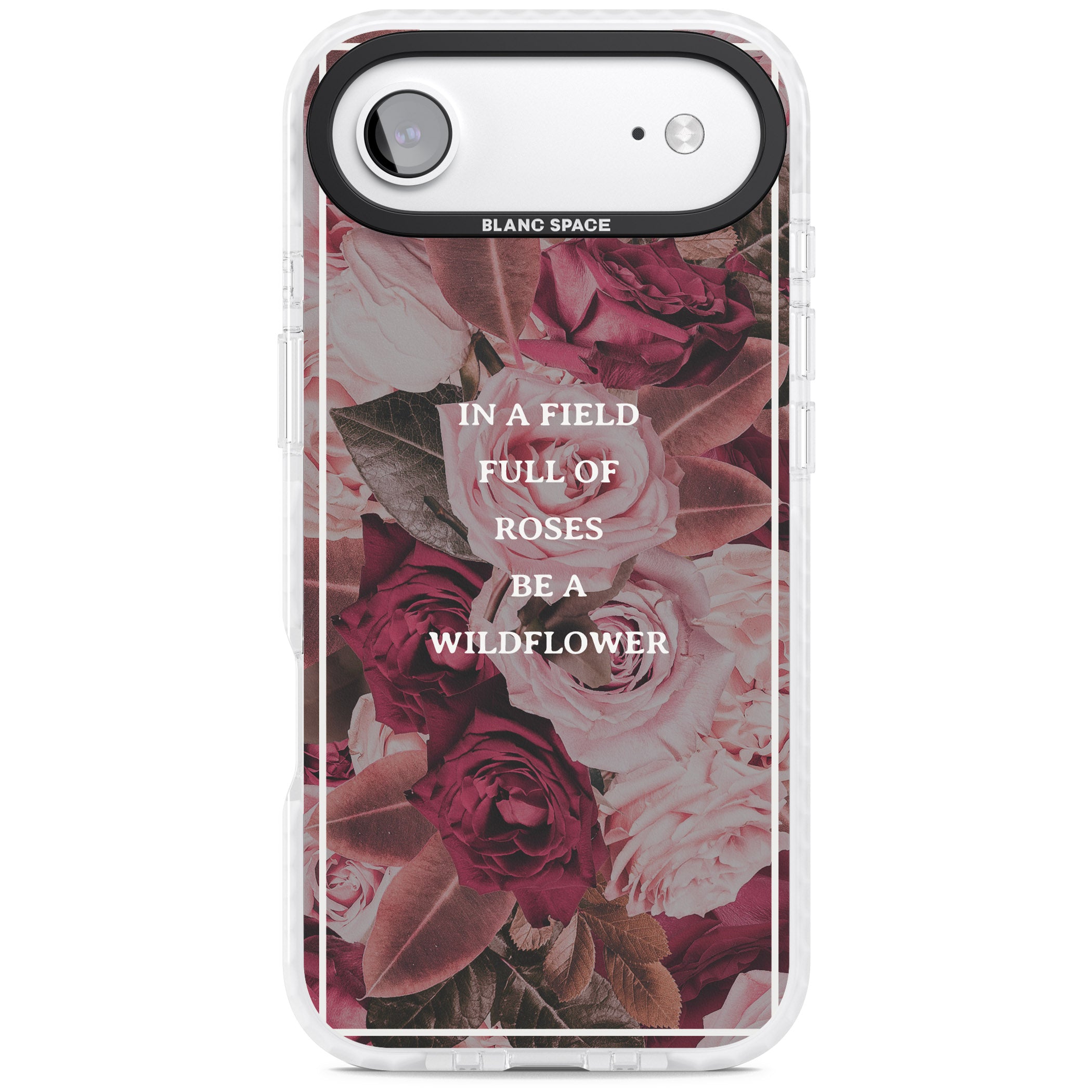 Wildflower Floral Quote iPhone 17 Air Impact Clear Phone Case
