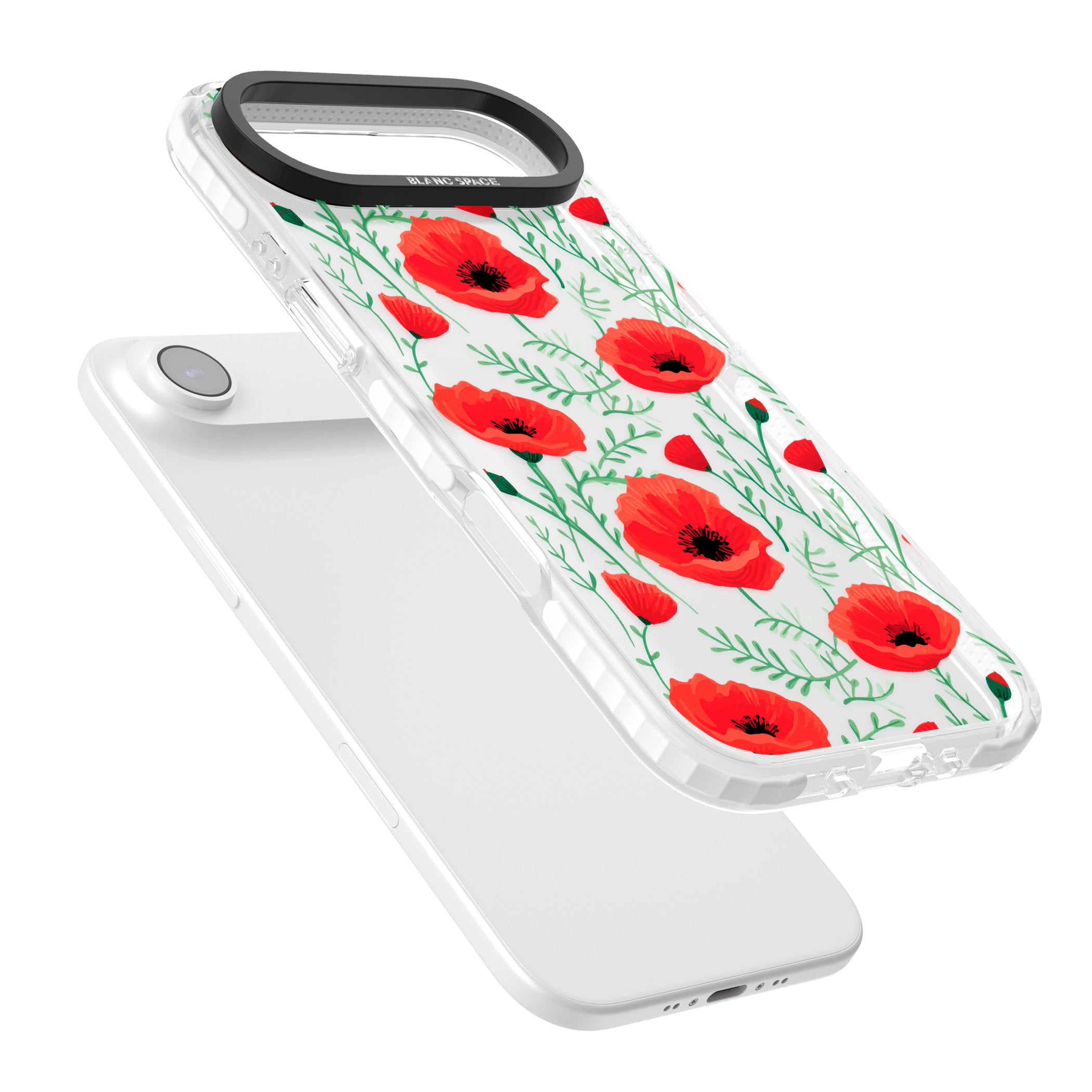 Poppy Garden iPhone 17 Air Impact Clear Phone Case Colours