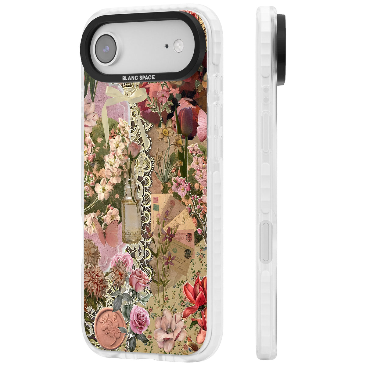 Rose Memoir iPhone Air Impact Clear Phone Case side